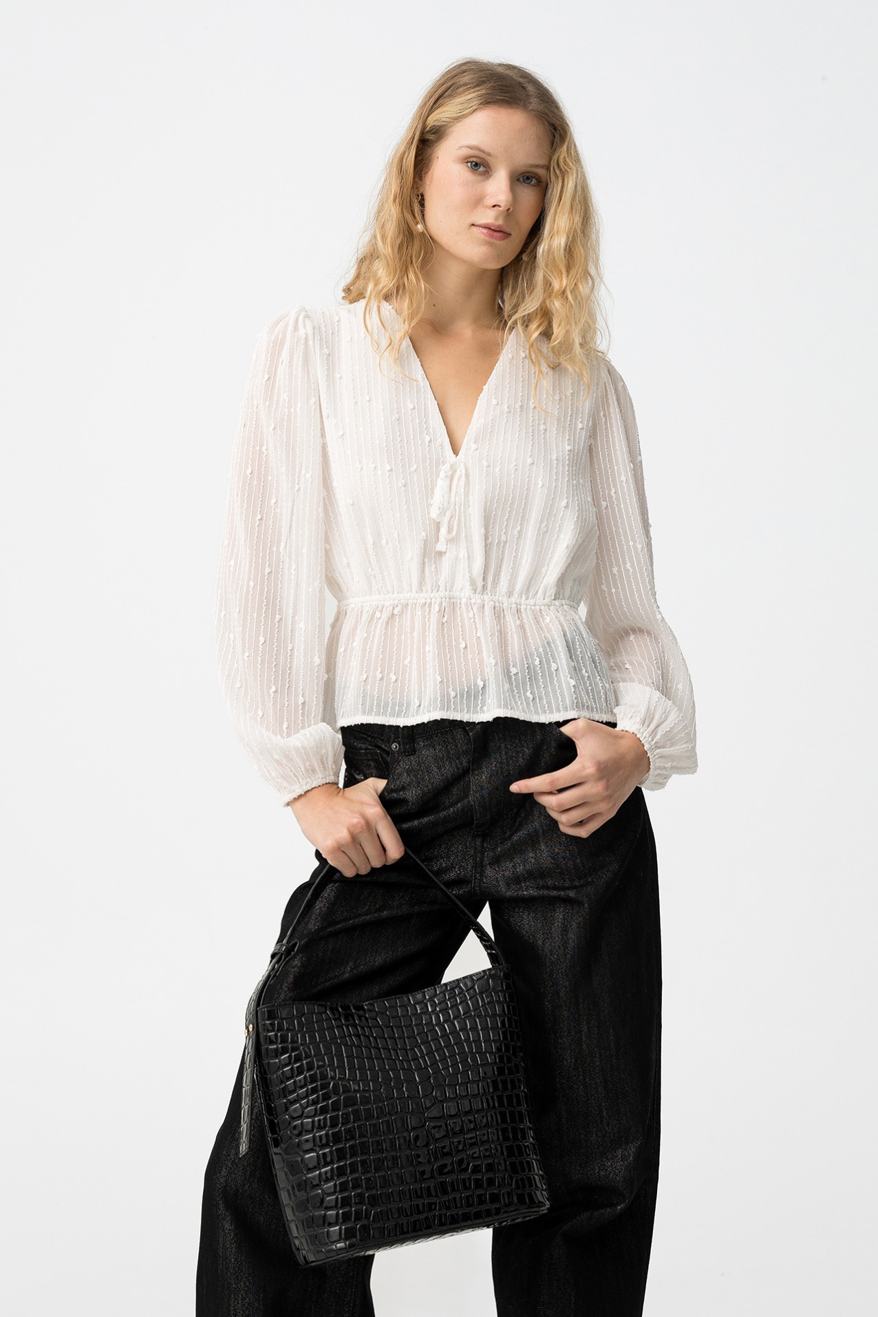 Blusa Manga Comprida Cru