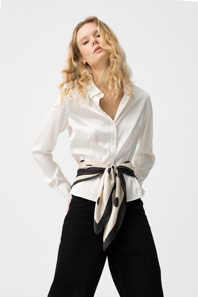 Camisa Slim Manga Comprida