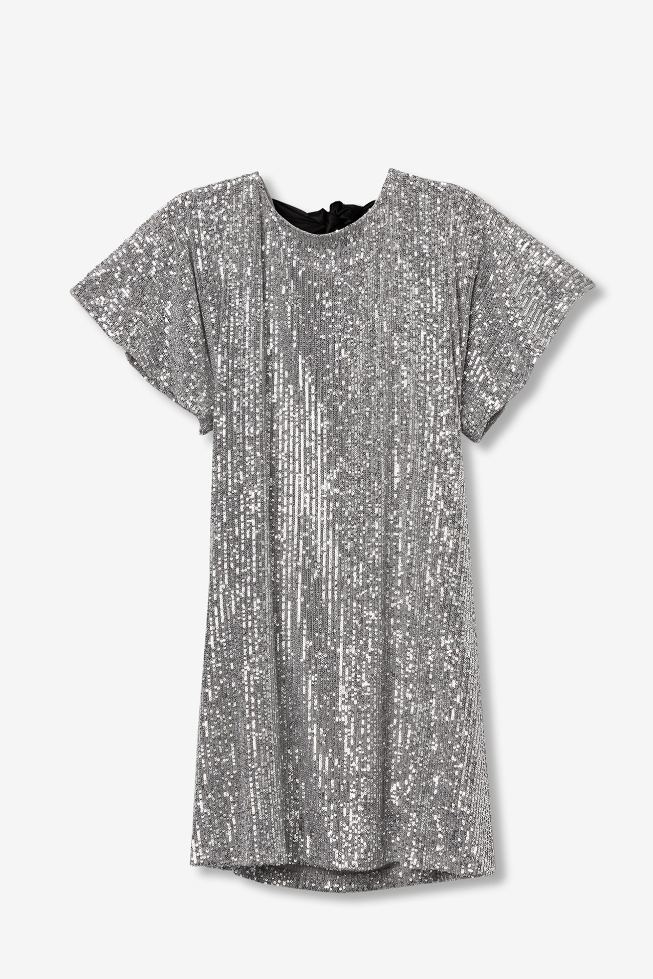 Vestido prateado elegante