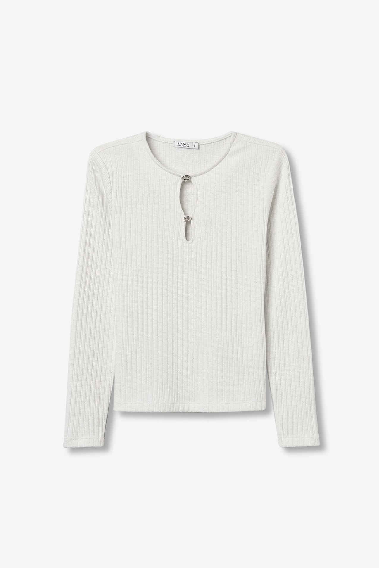 T-shirt Slim Manga Comprida