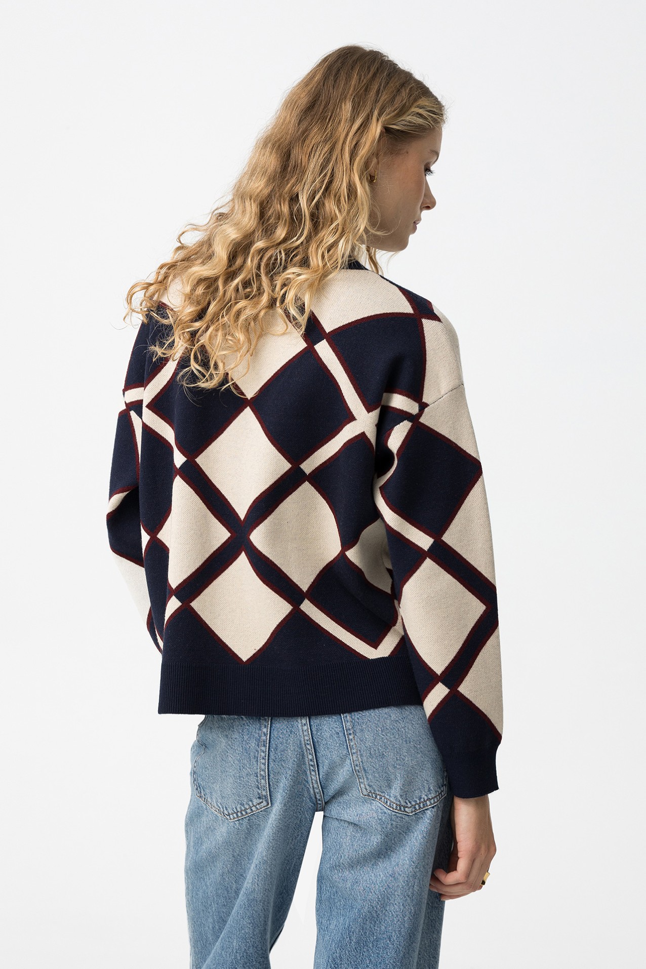 Geometric Knit Cardigan