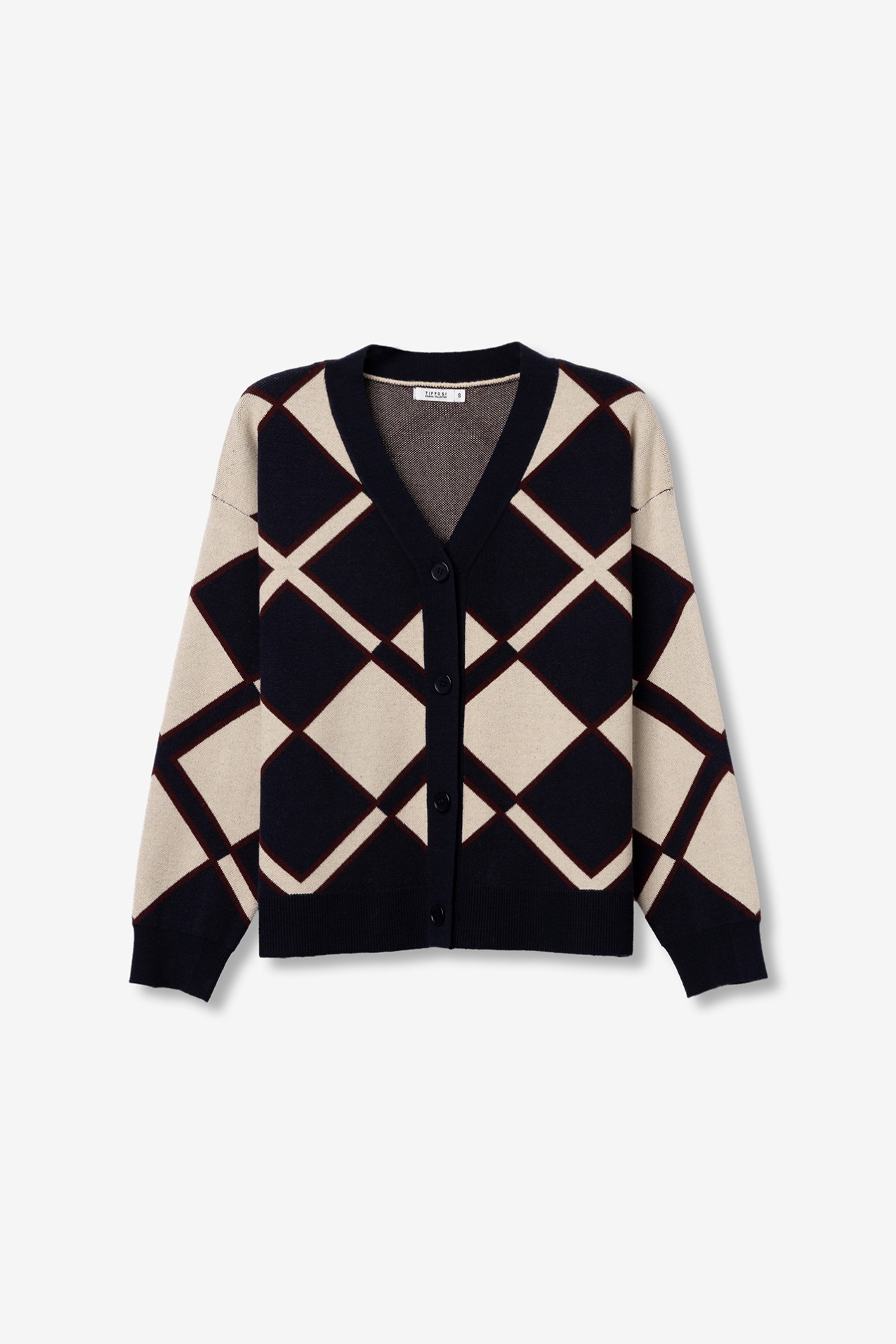 Geometric Knit Cardigan