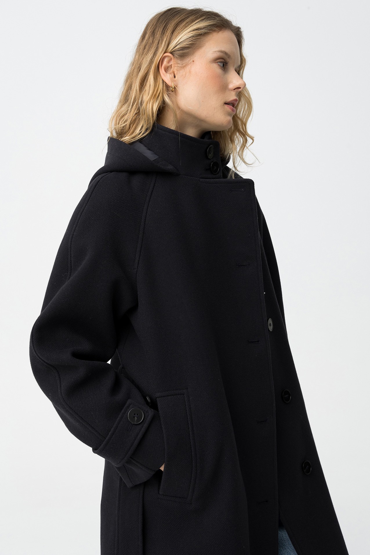 Navy Long Coat