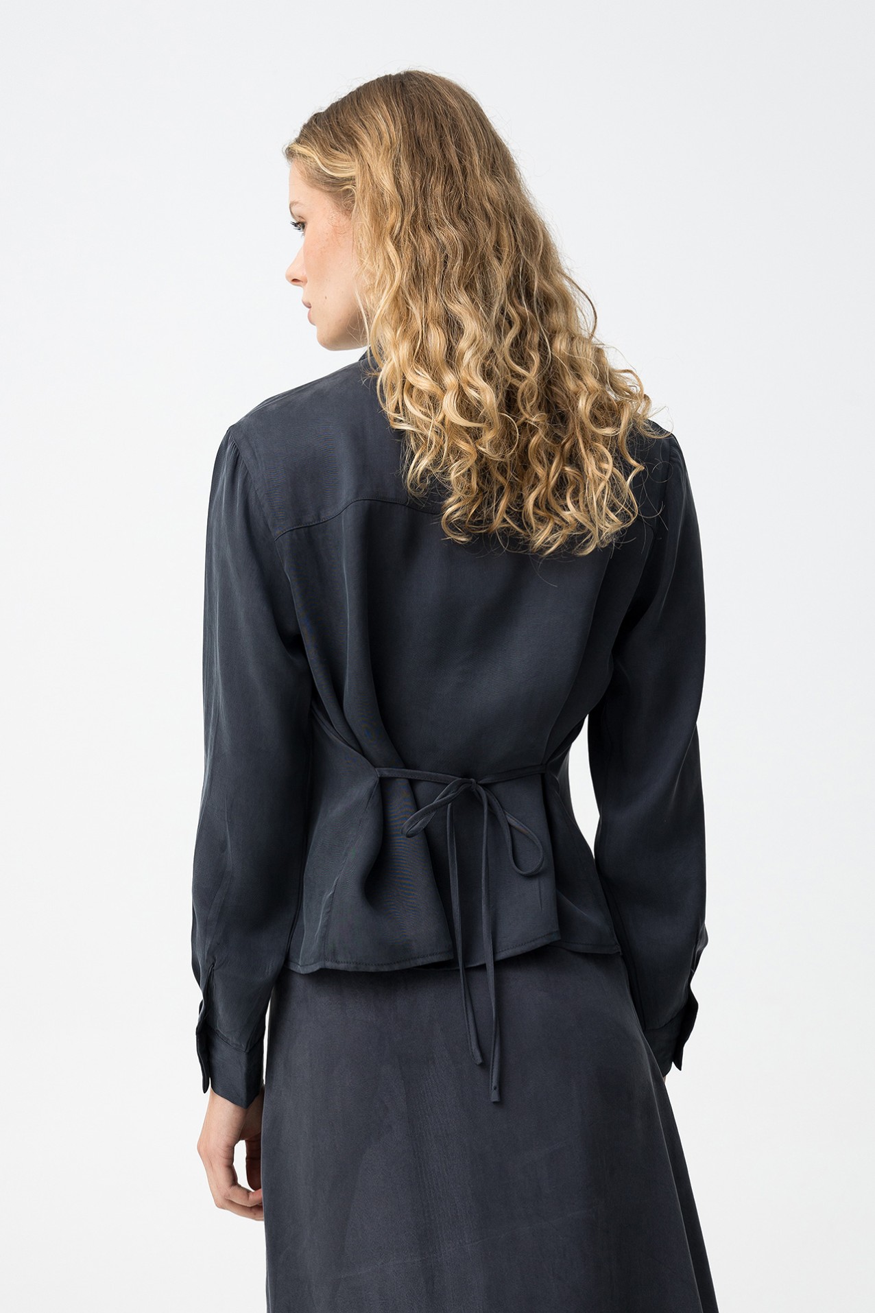 Dark Blue Long Sleeve Shirt