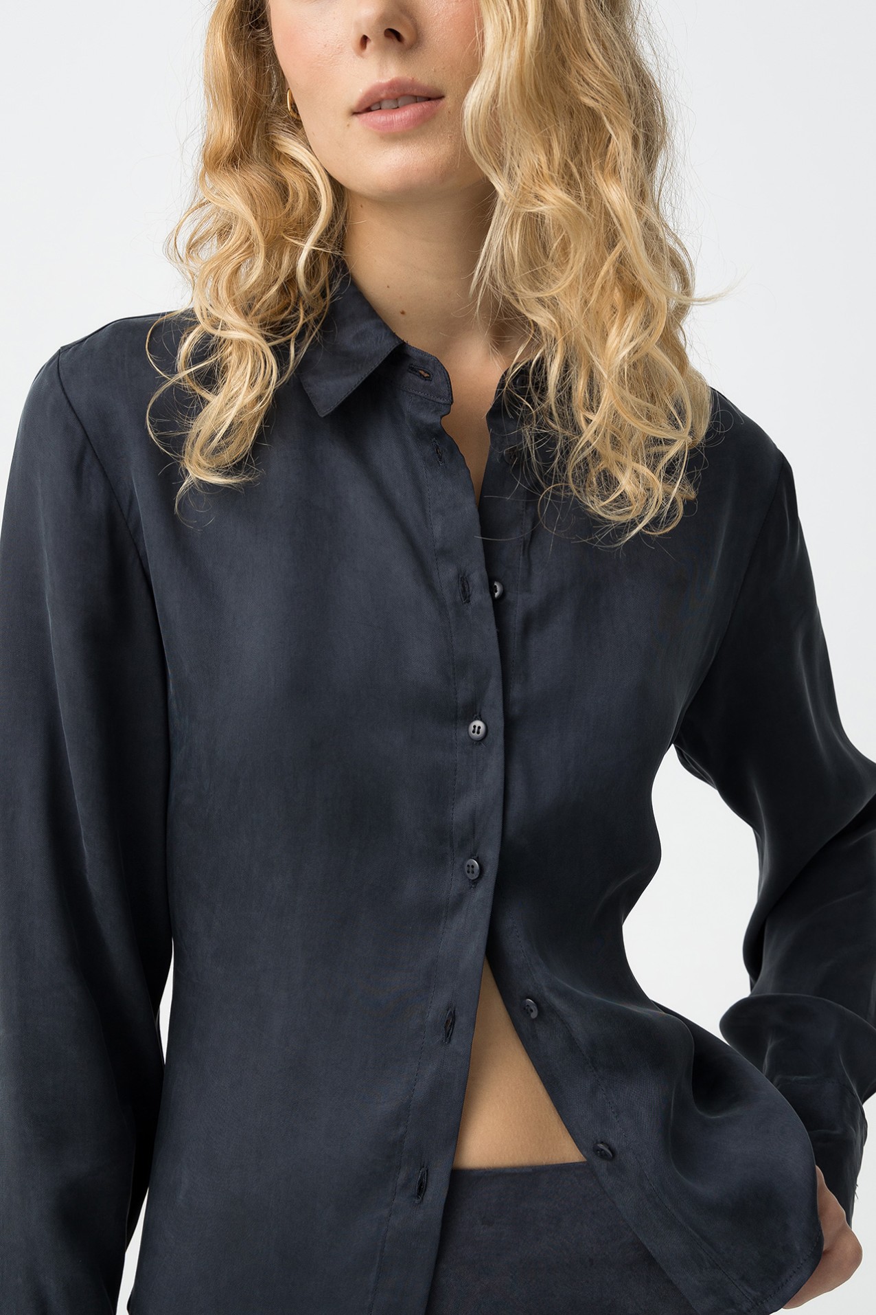 Dark Blue Long Sleeve Shirt