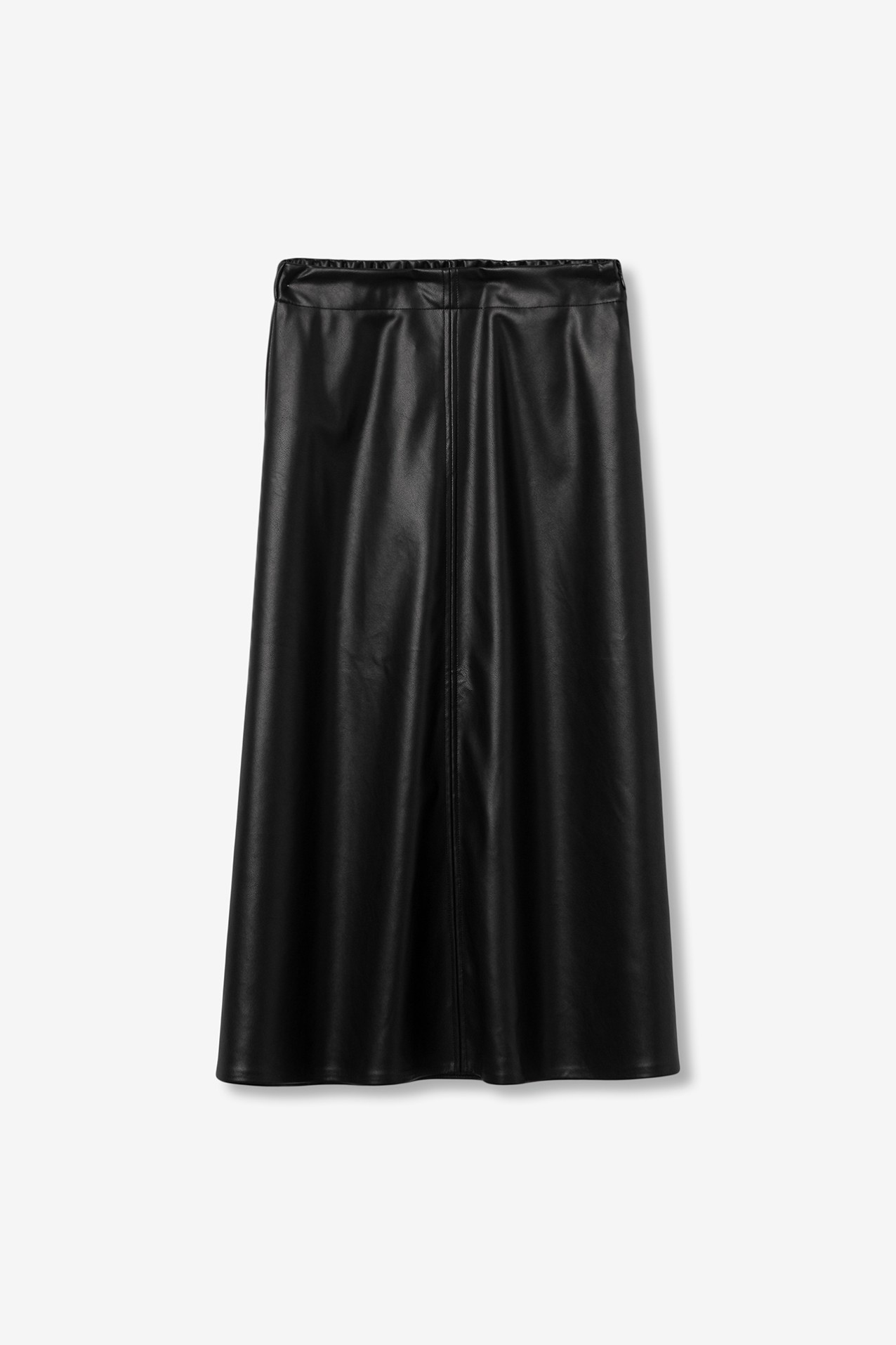 Saia Midi Preta Elegante