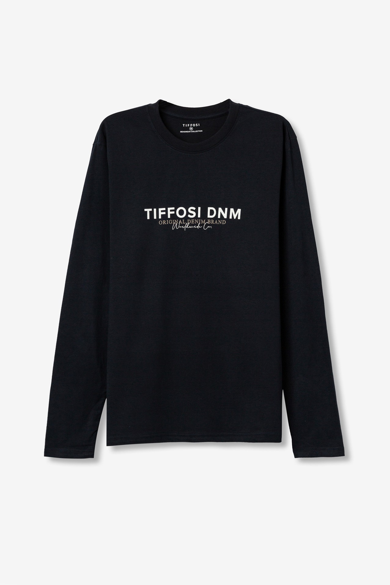 T-shirt Estampada com Manga Longa