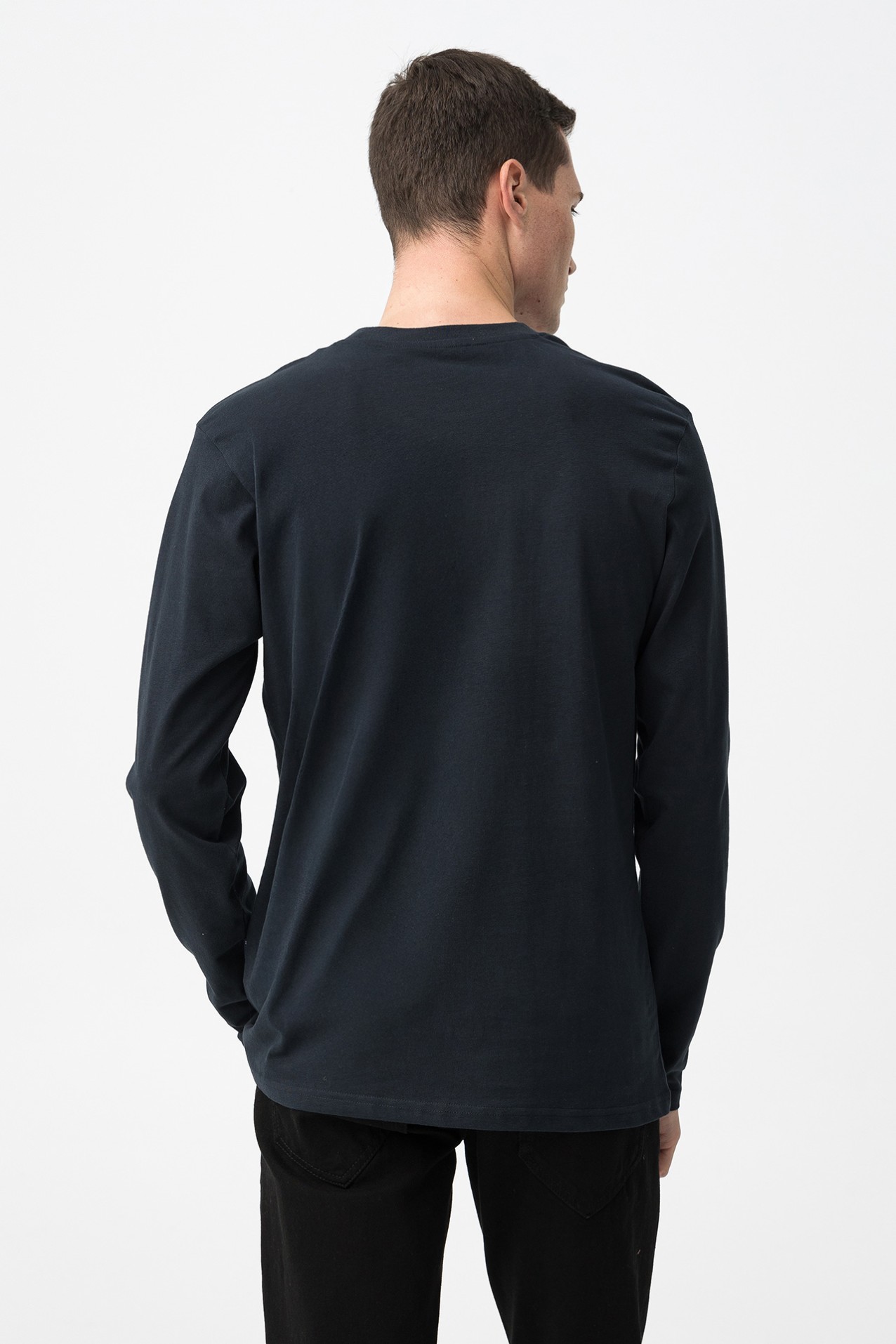 T-shirt Estampada com Manga Longa