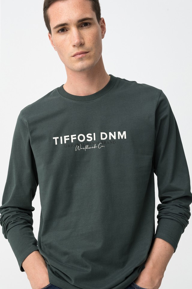 Camiseta Estampada de Manga Larga