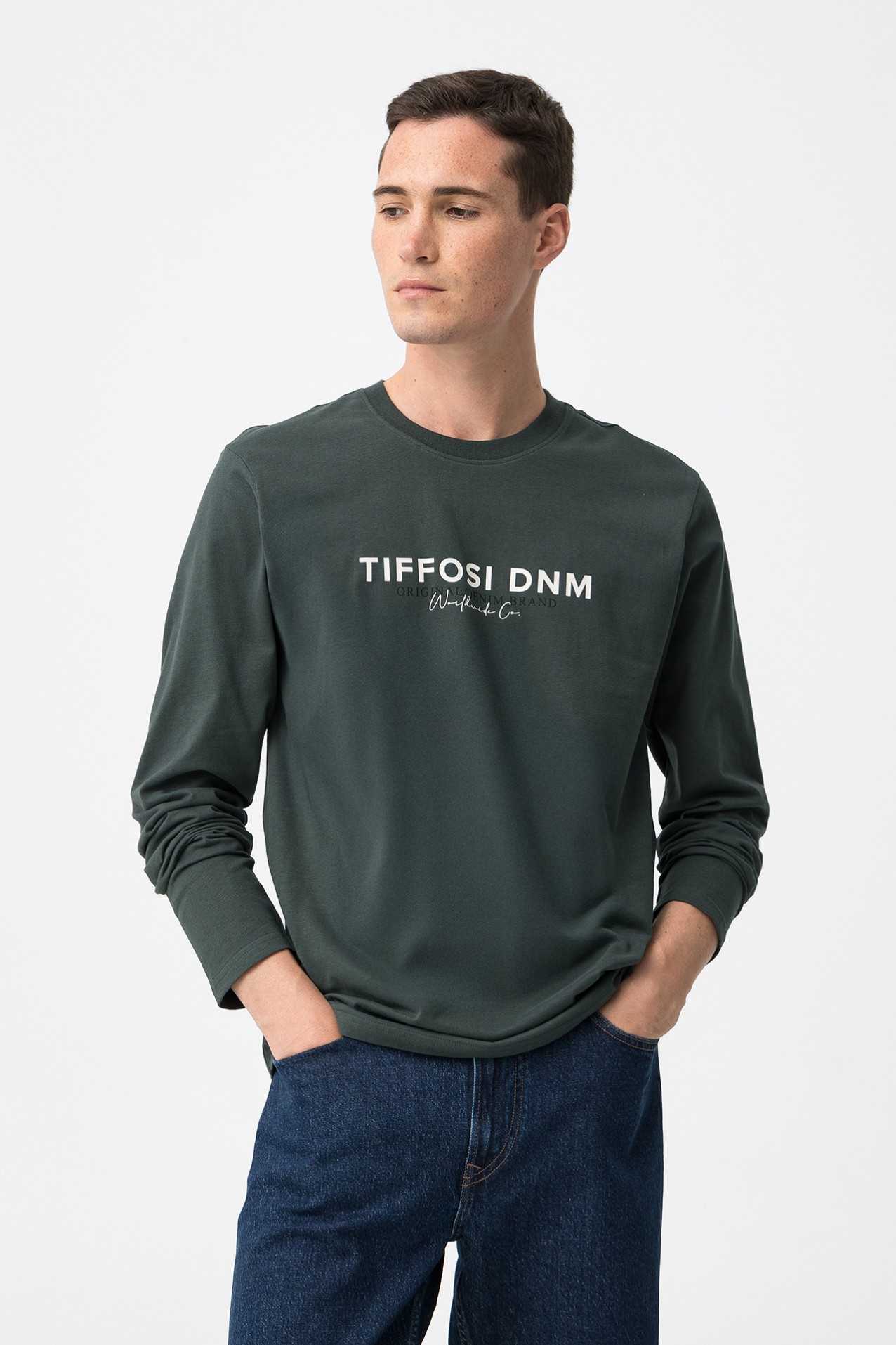 Camiseta Estampada de Manga Larga