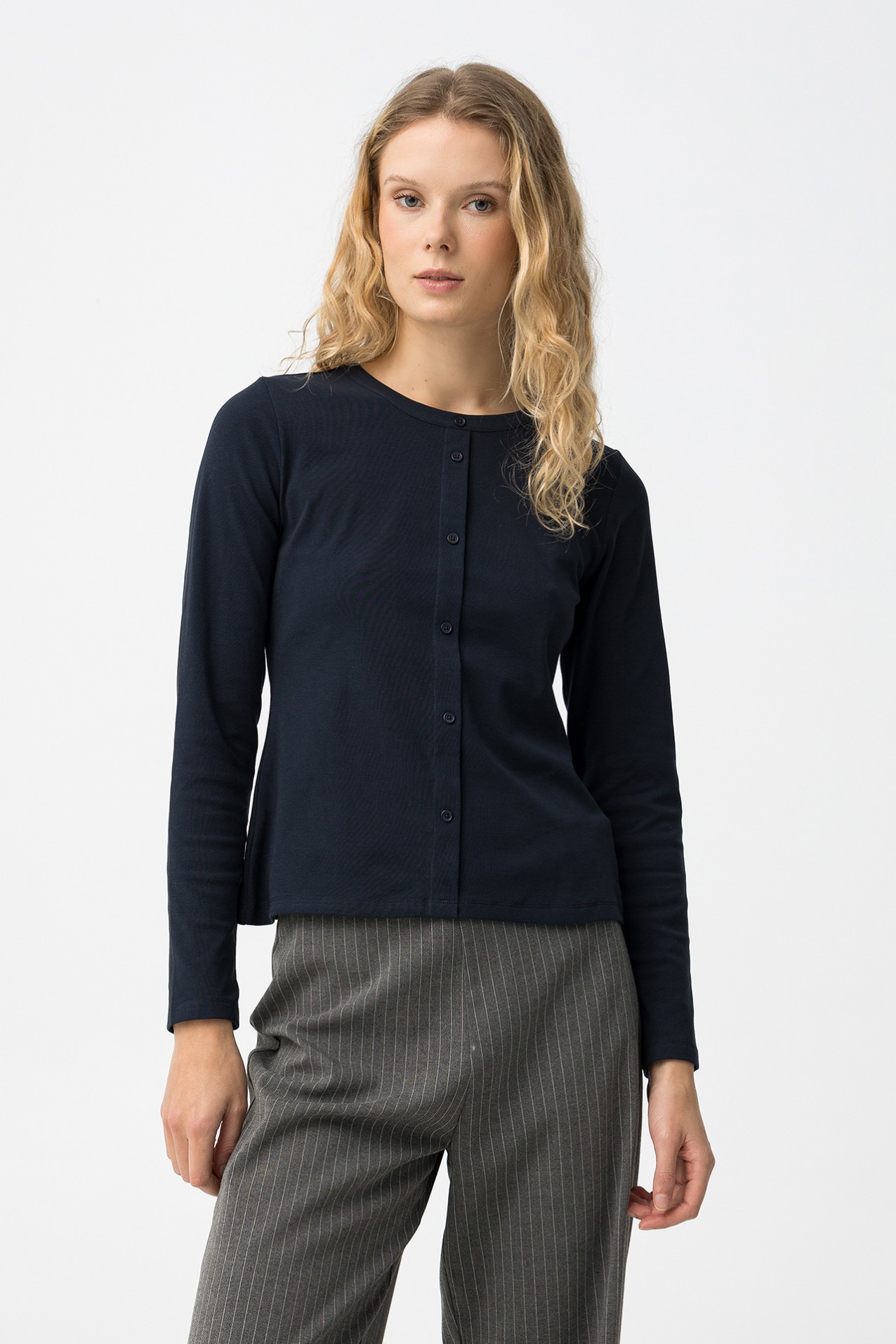 Blue Long Sleeve T-Shirt