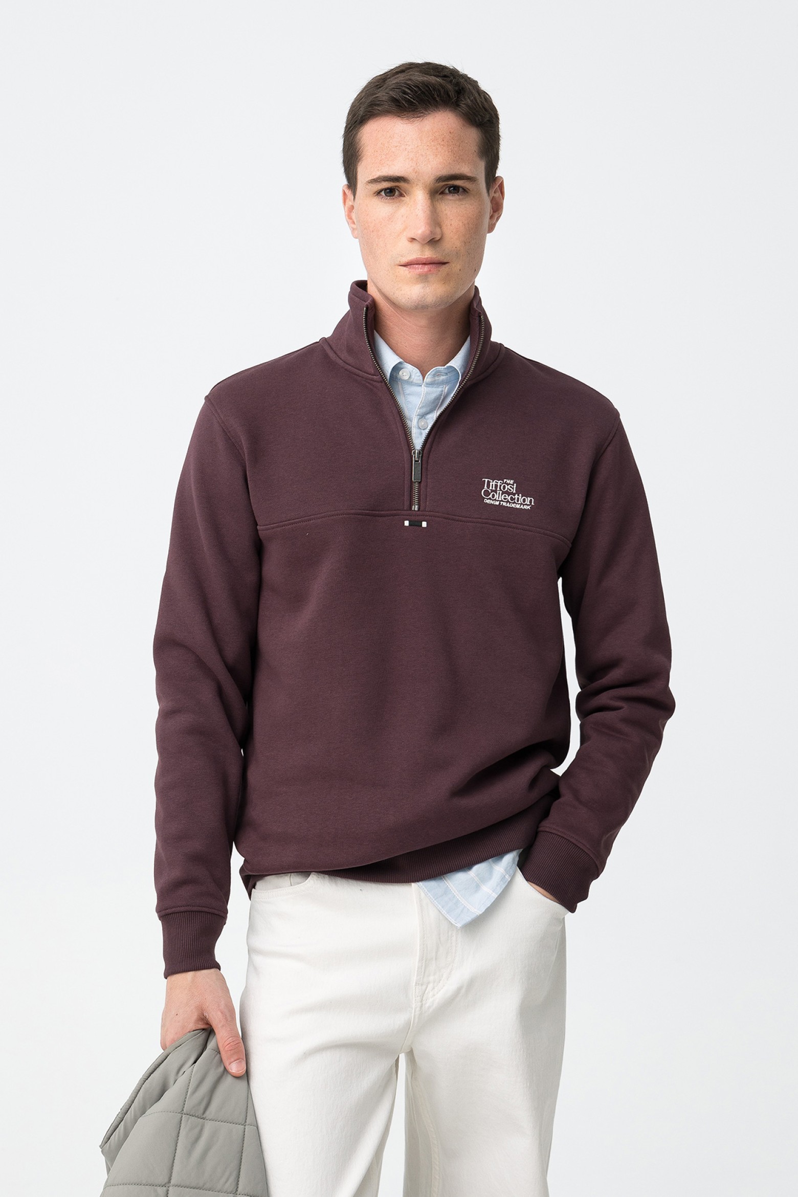 Sweatshirt Castanho Regular