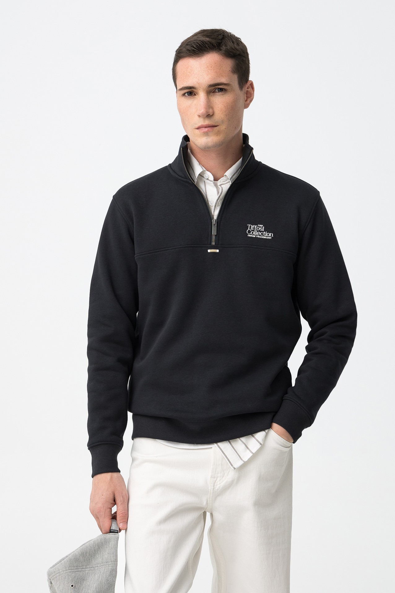 Sudadera azul marino oscuro