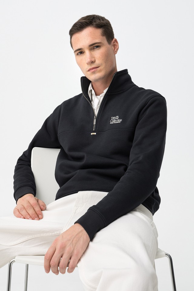 Sweatshirt Azul Marinho Escuro