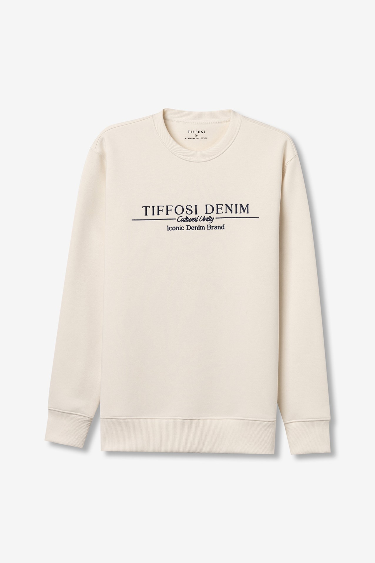 Beige Sweatshirt with Logo