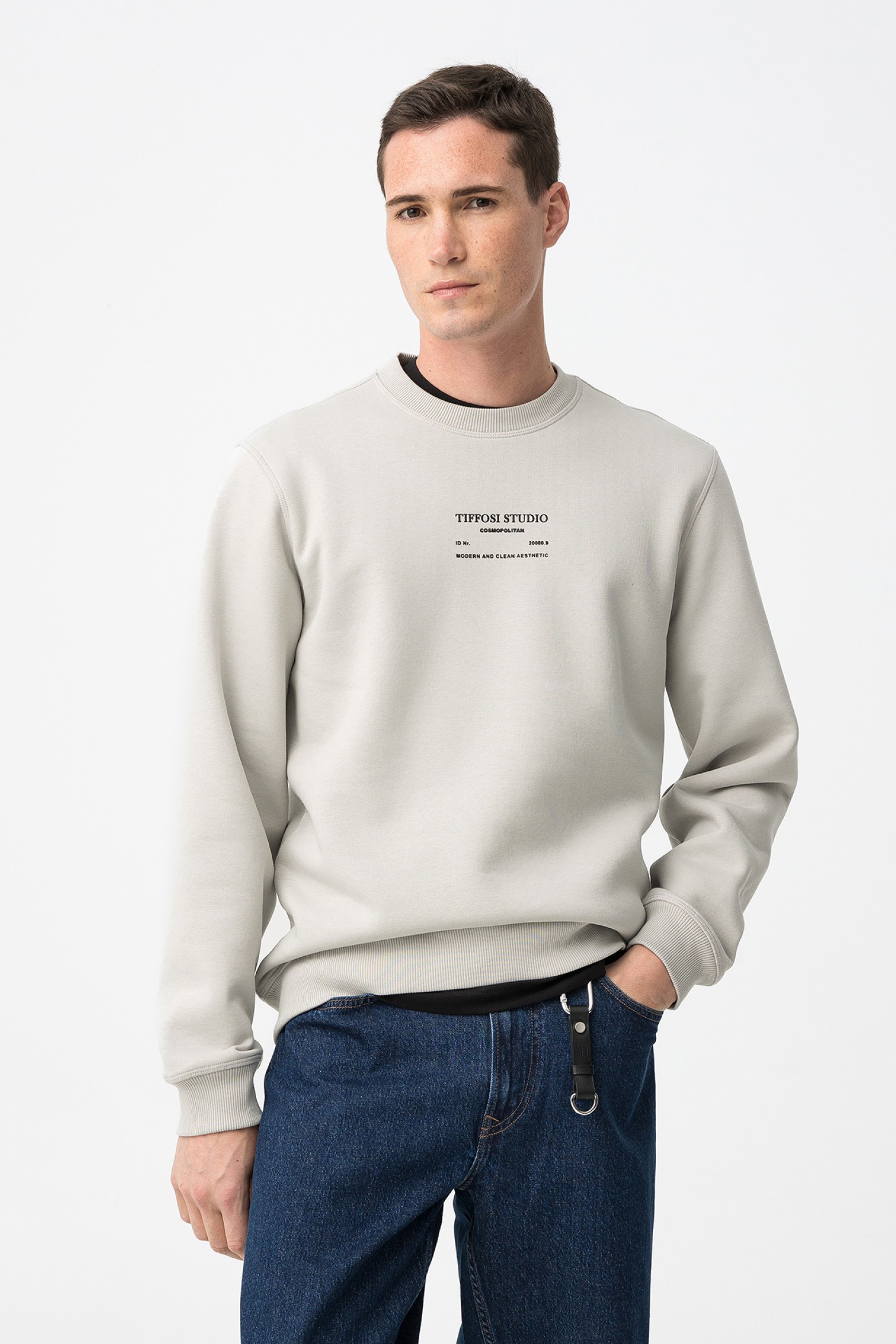 Sudadera Gris Casual