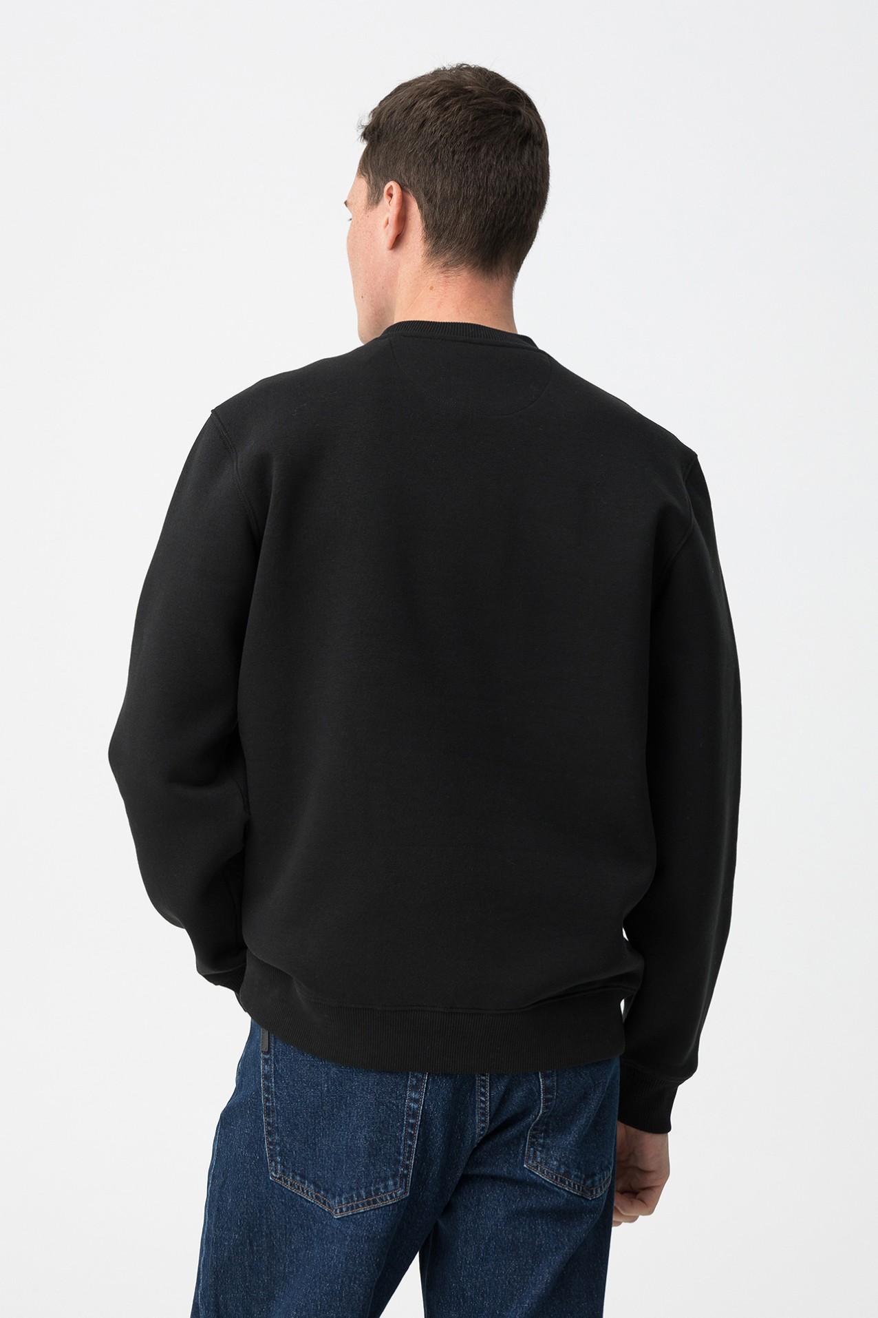 Sweatshirt Preta Manga Comprida