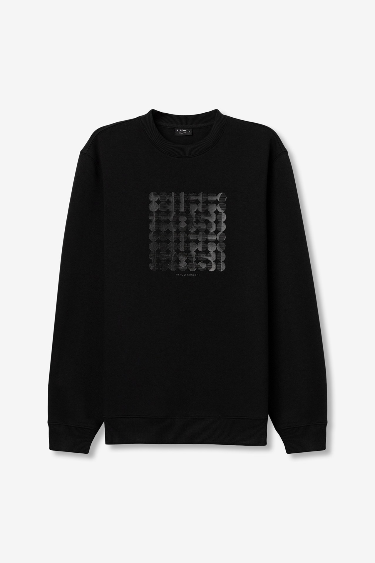 Sweatshirt Preta Manga Comprida