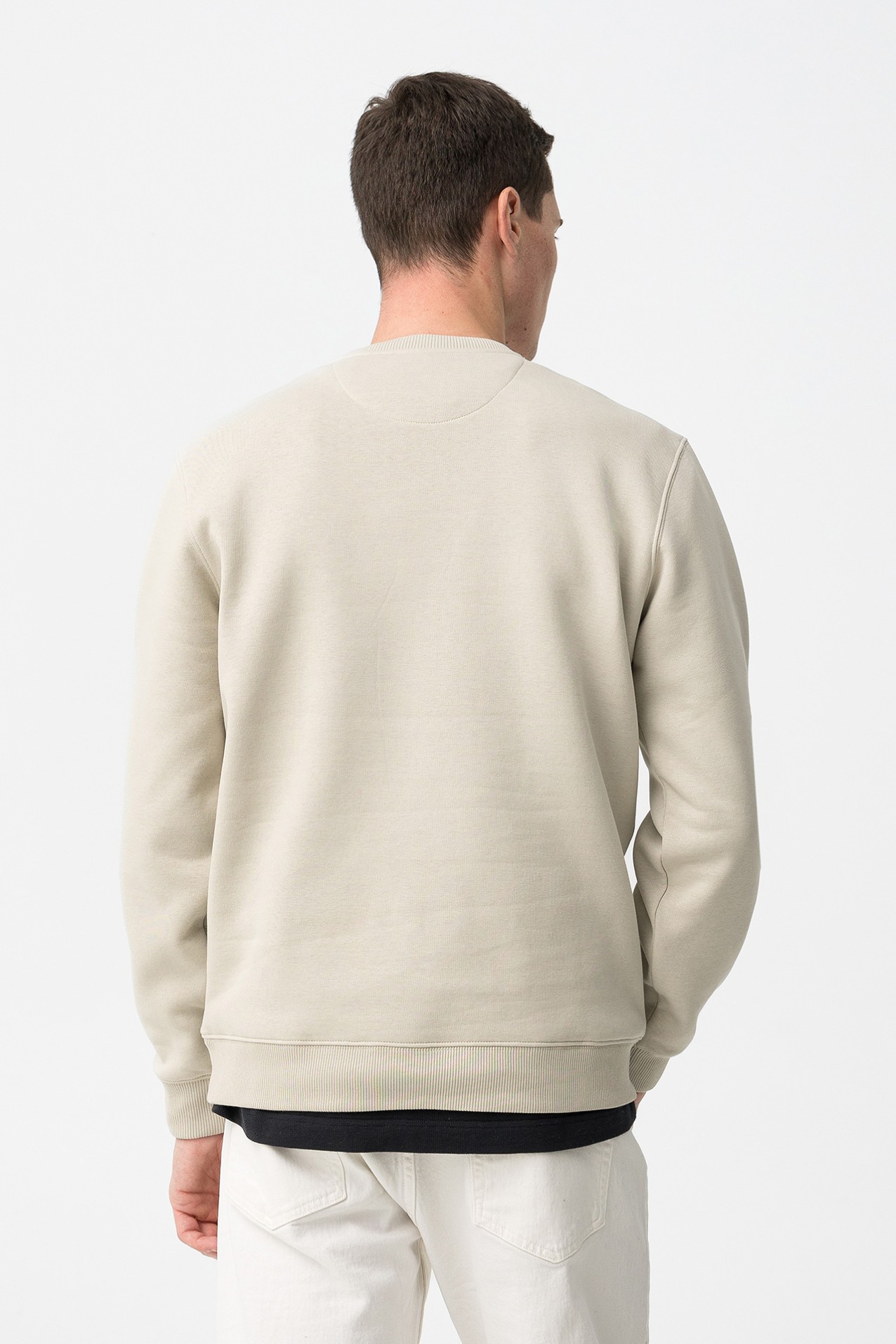 Sweatshirt Bege Casual