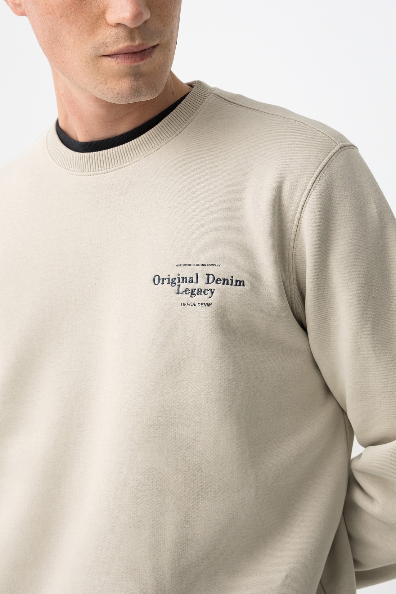 Sweatshirt Bege Casual