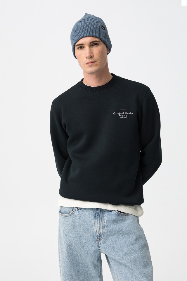 Sweatshirt Azul Casual