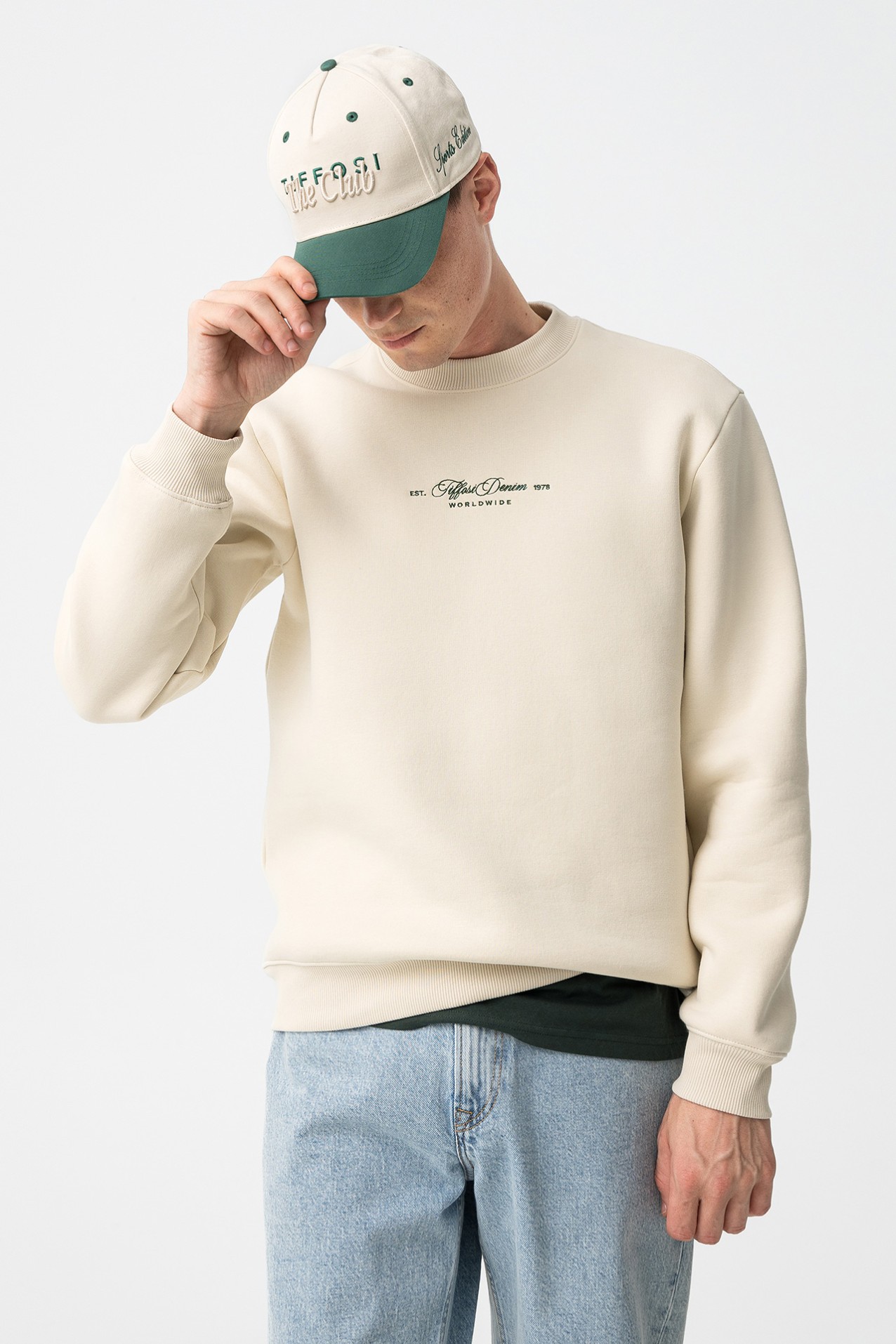 Sweatshirt Bege Casual
