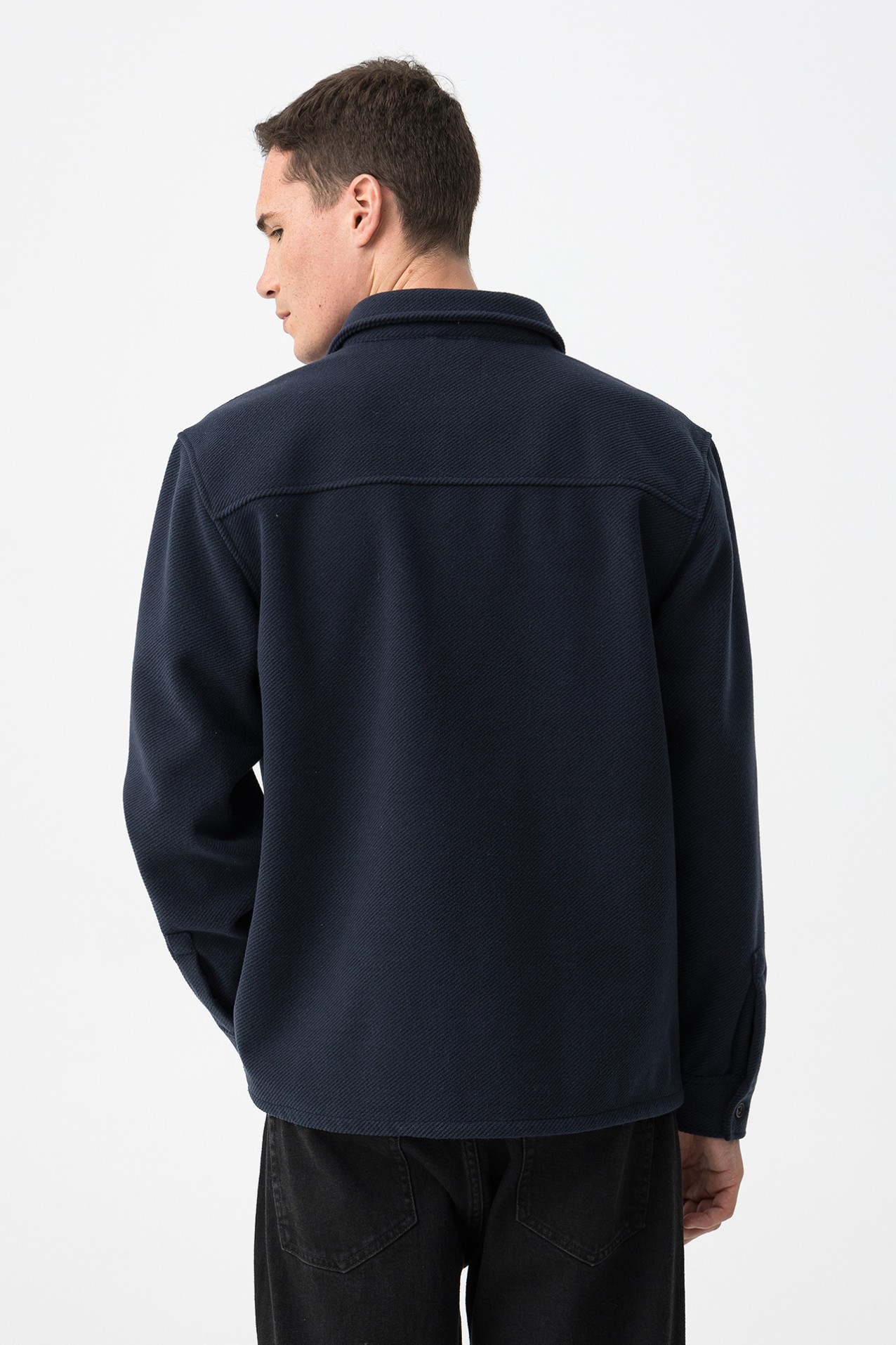 Camisa Relaxed Azul Escuro