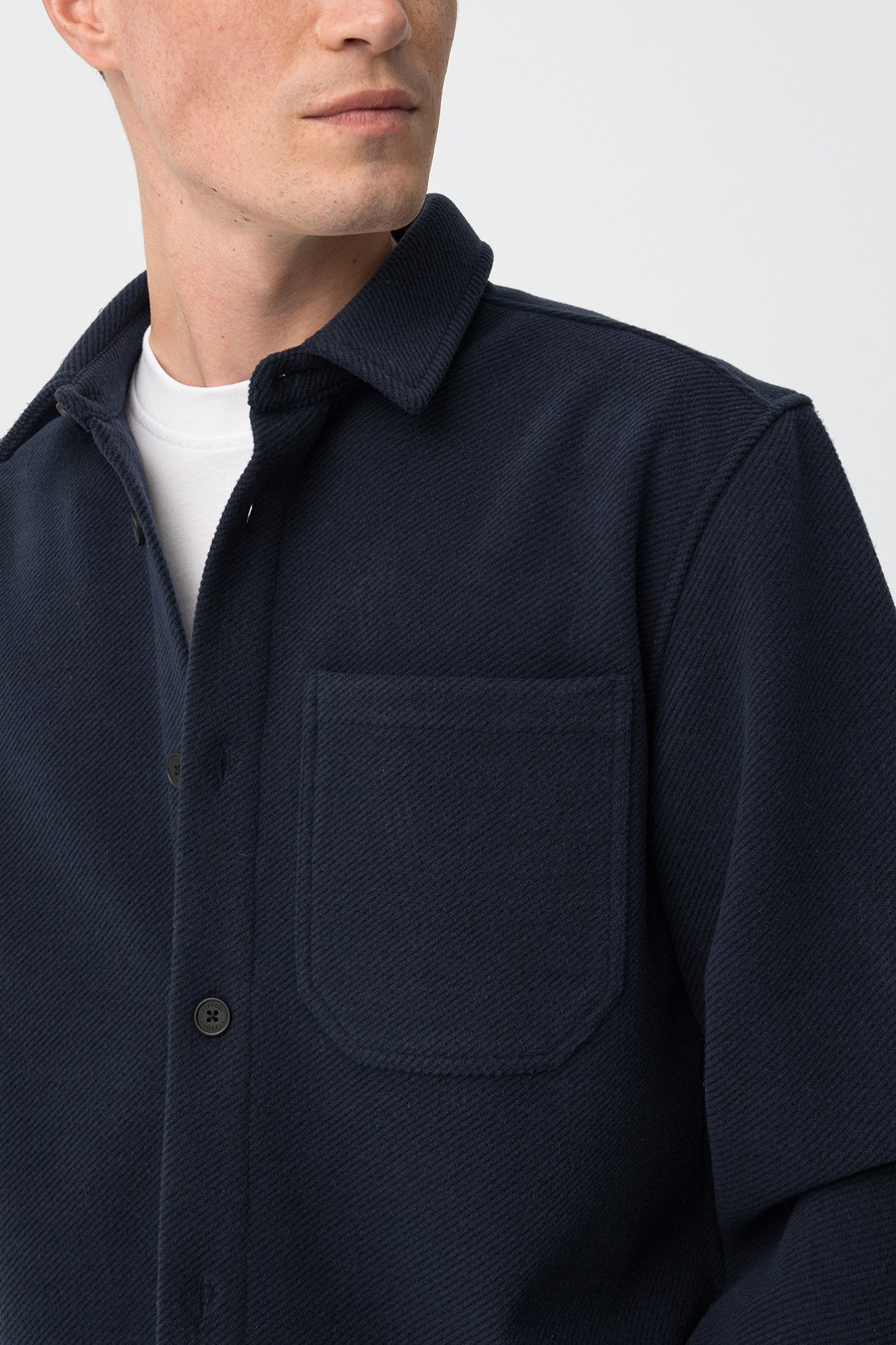 Camisa Relaxed Azul Escuro