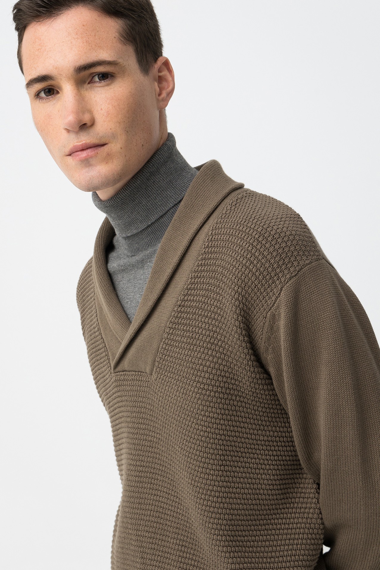 Brown Knitted Sweater