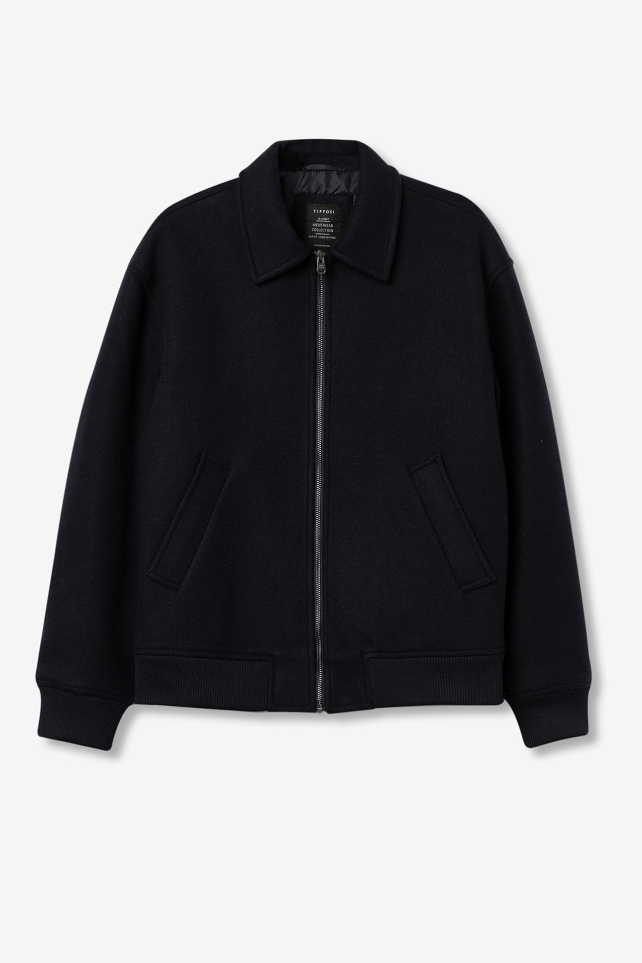 Textured Regular Fit Jacket