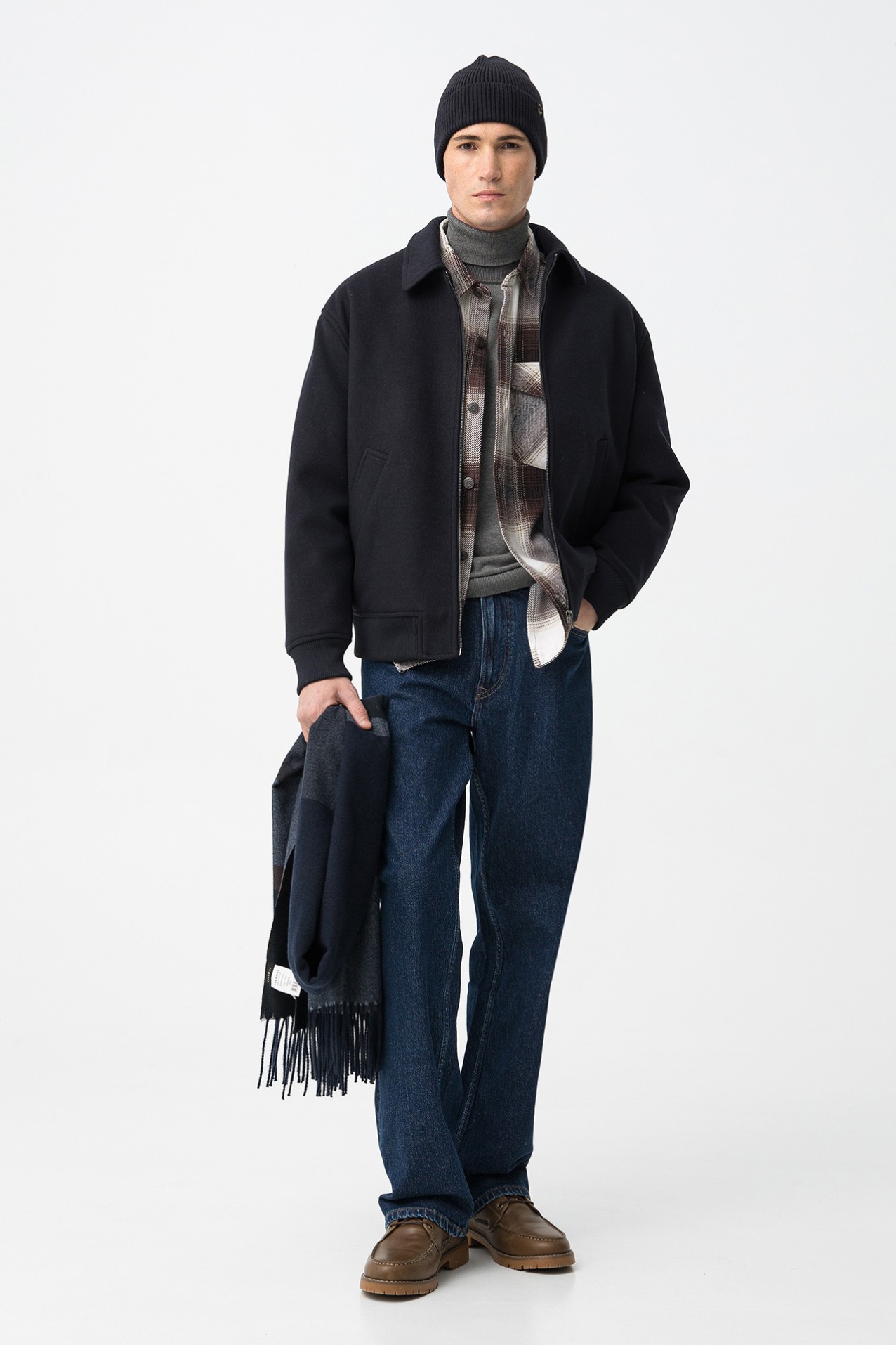 Textured Regular Fit Jacket