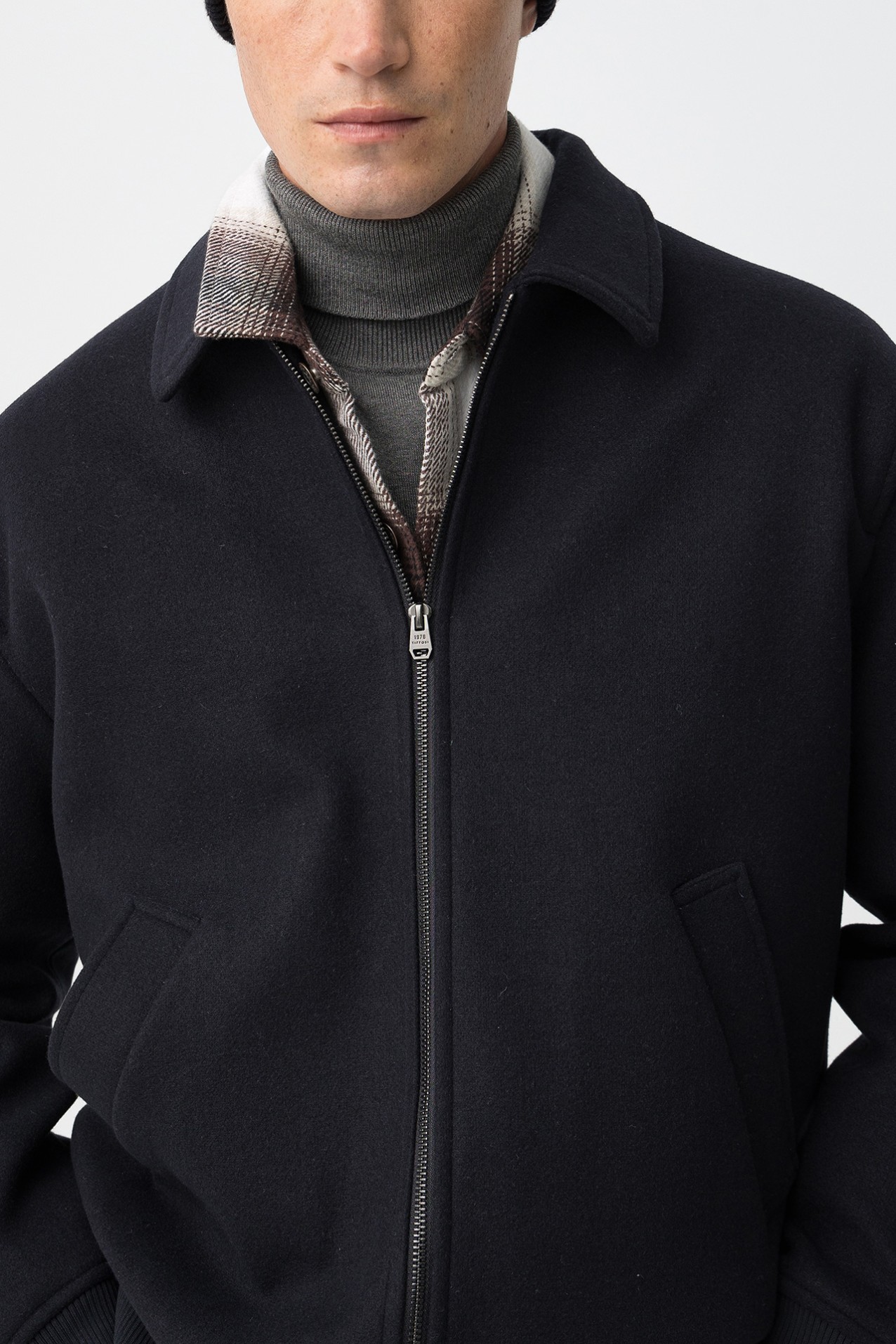 Textured Regular Fit Jacket