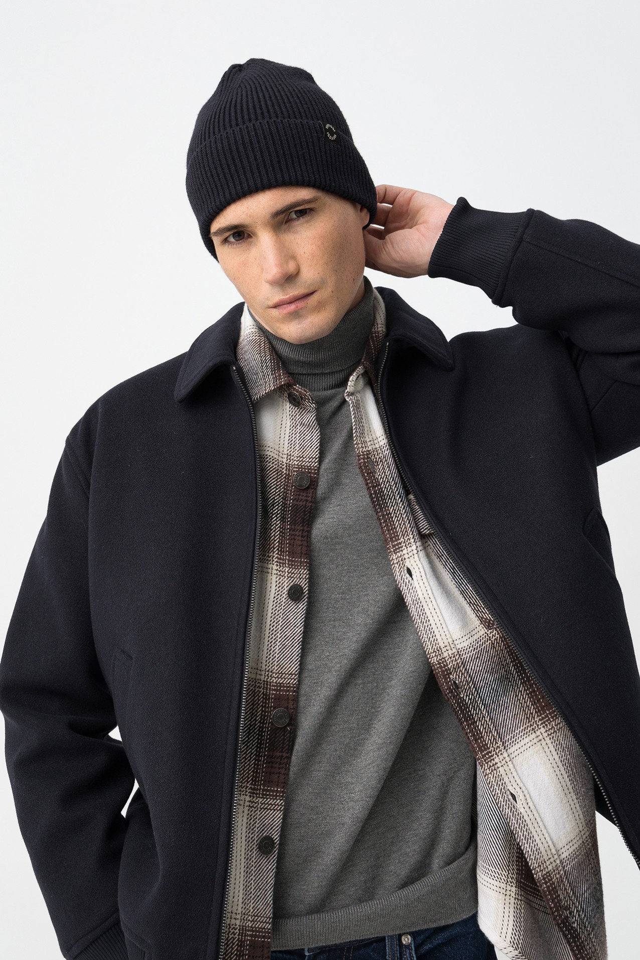 Textured Regular Fit Jacket