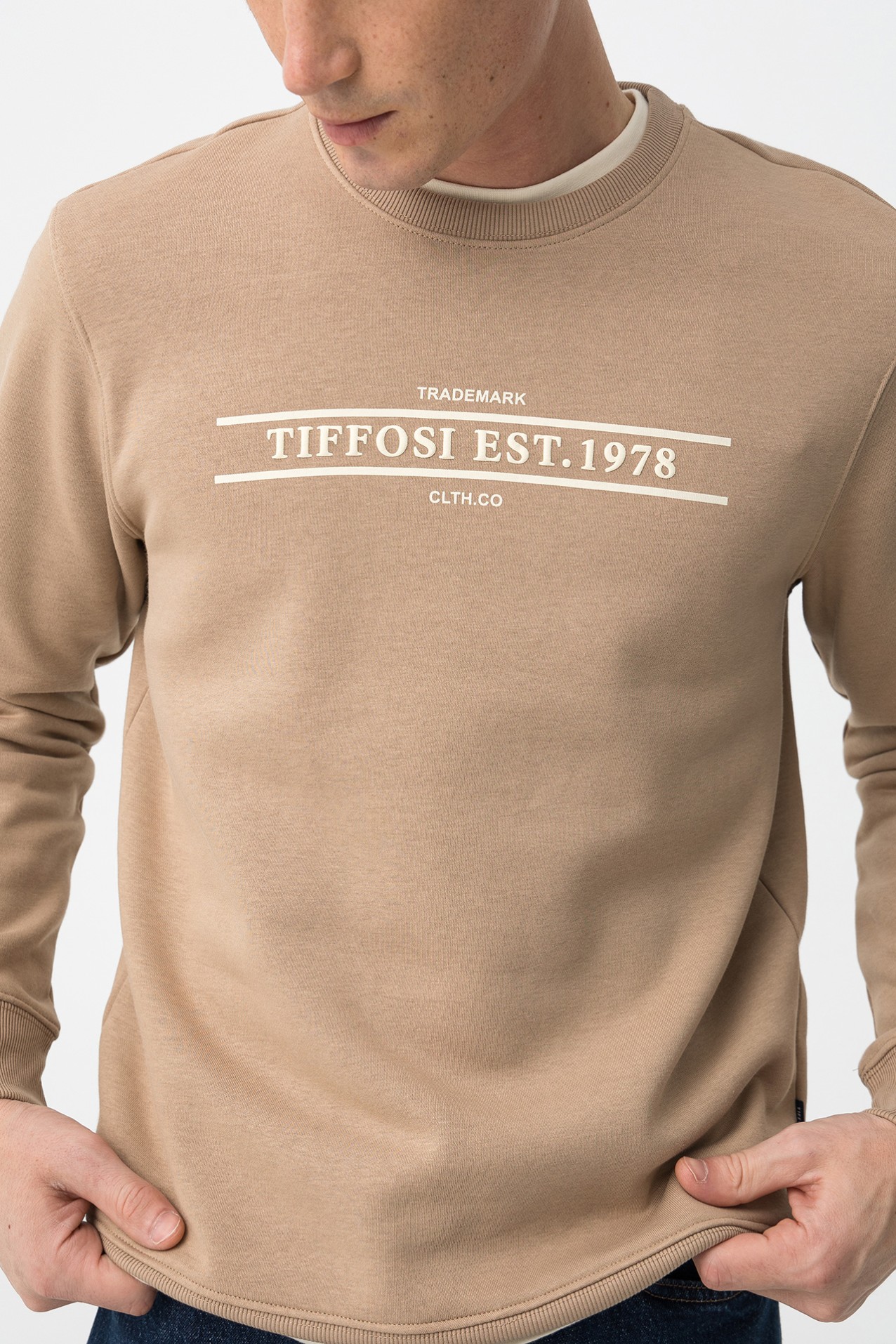 Sweatshirt Bege Casual