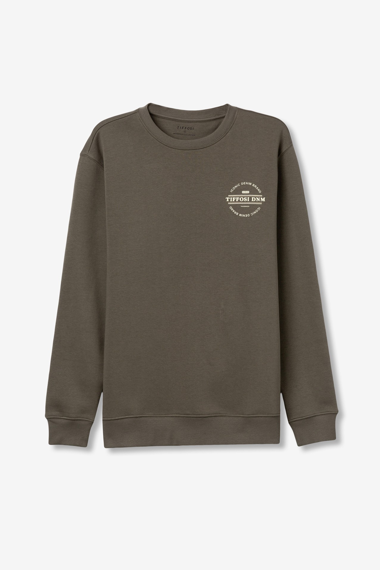 Sweatshirt Castanho Casual
