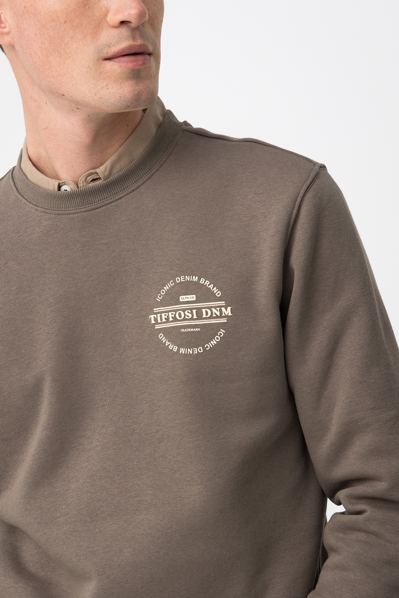 Sweatshirt Castanho Casual