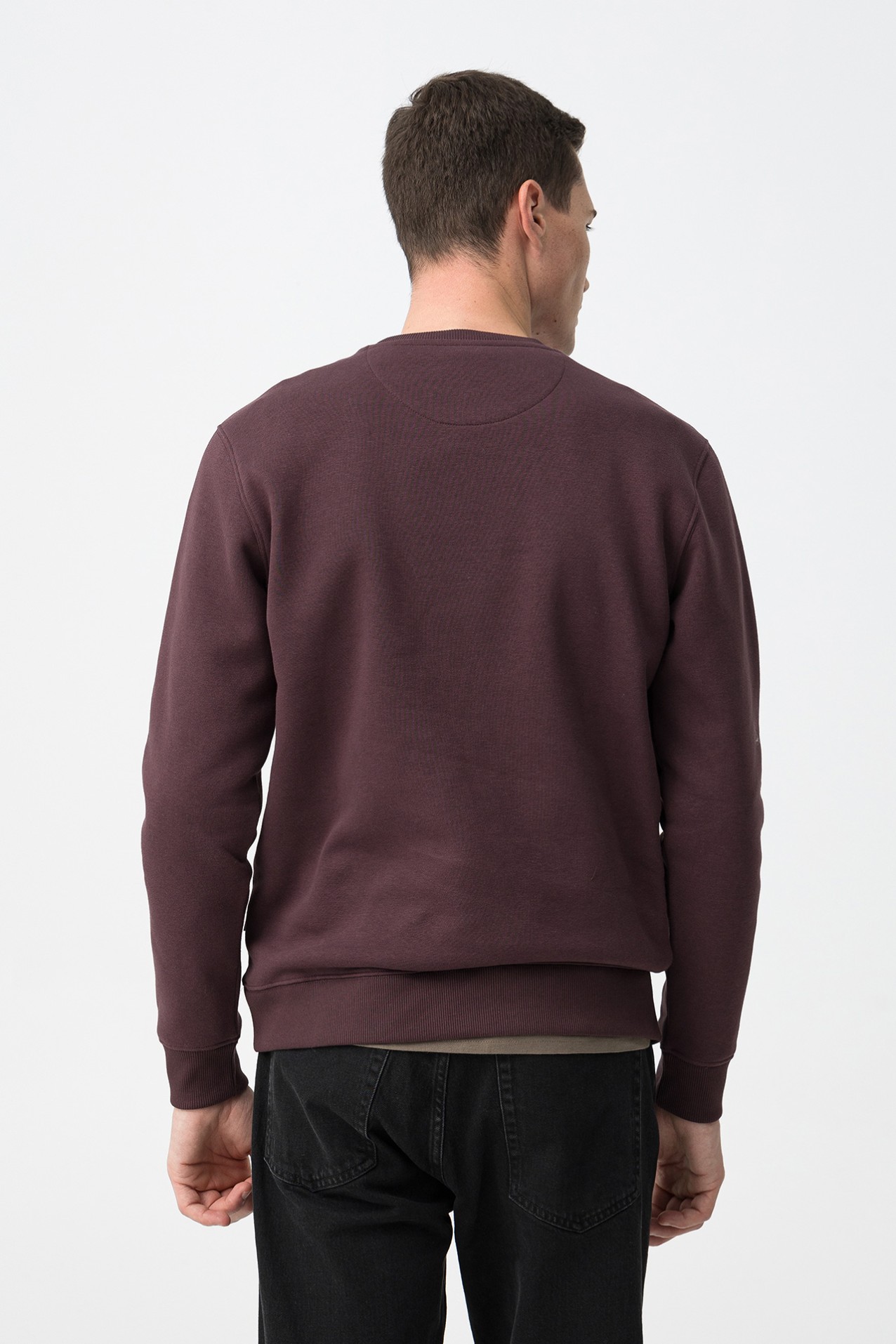 Sweatshirt Castanho Regular