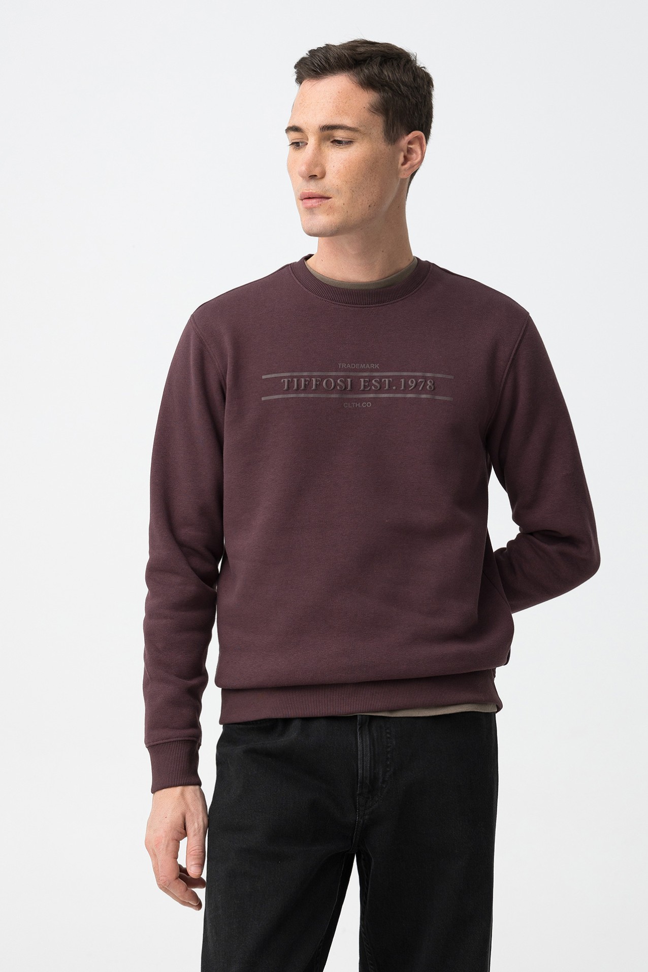 Sweatshirt Castanho Regular