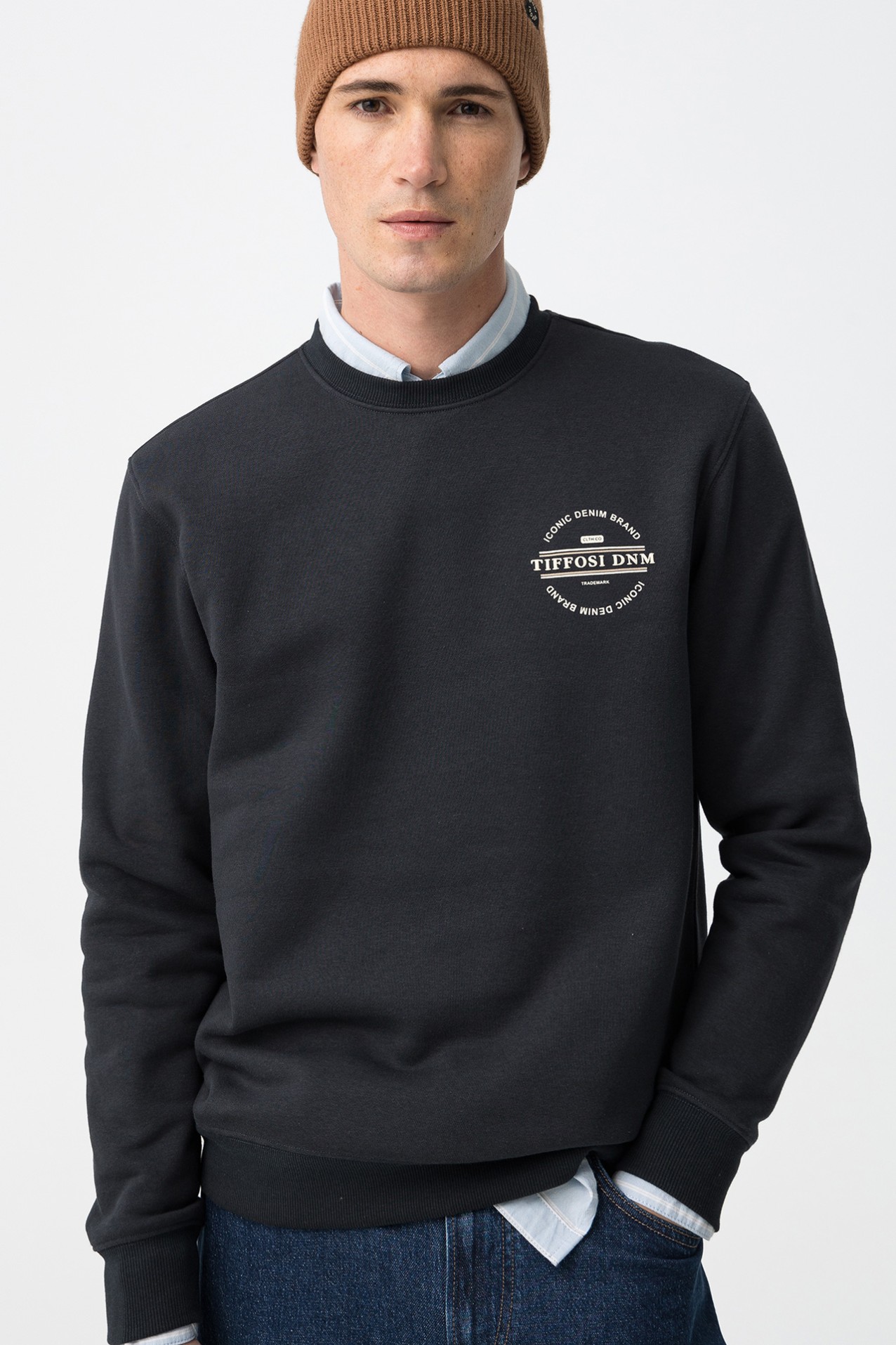 Sudadera azul marino oscuro