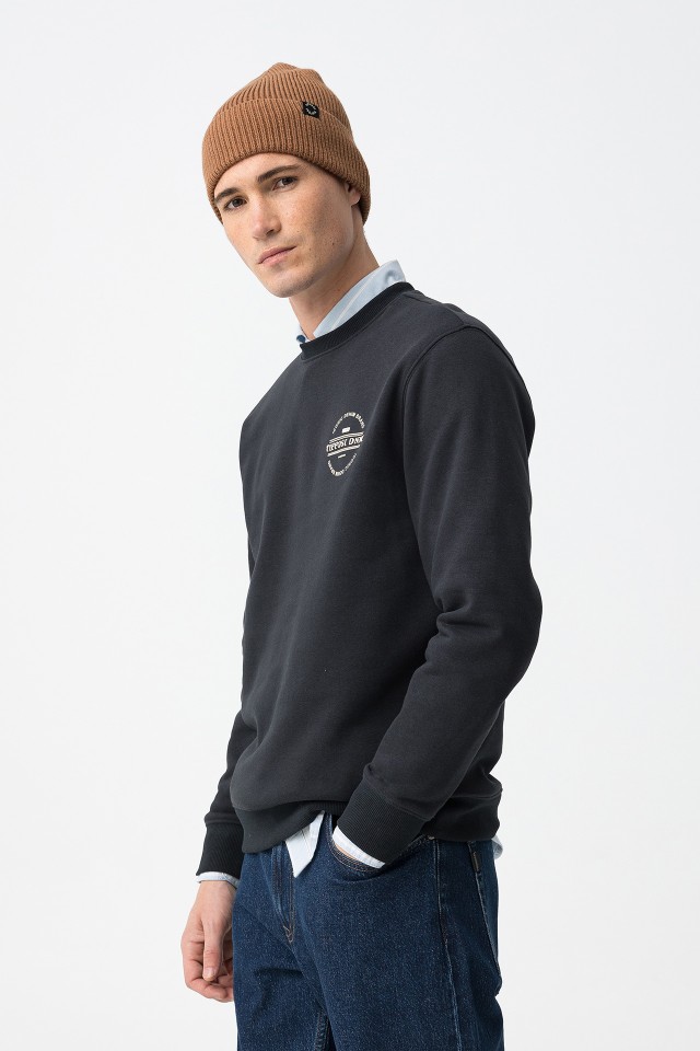 Sweatshirt Azul Marinho Escuro