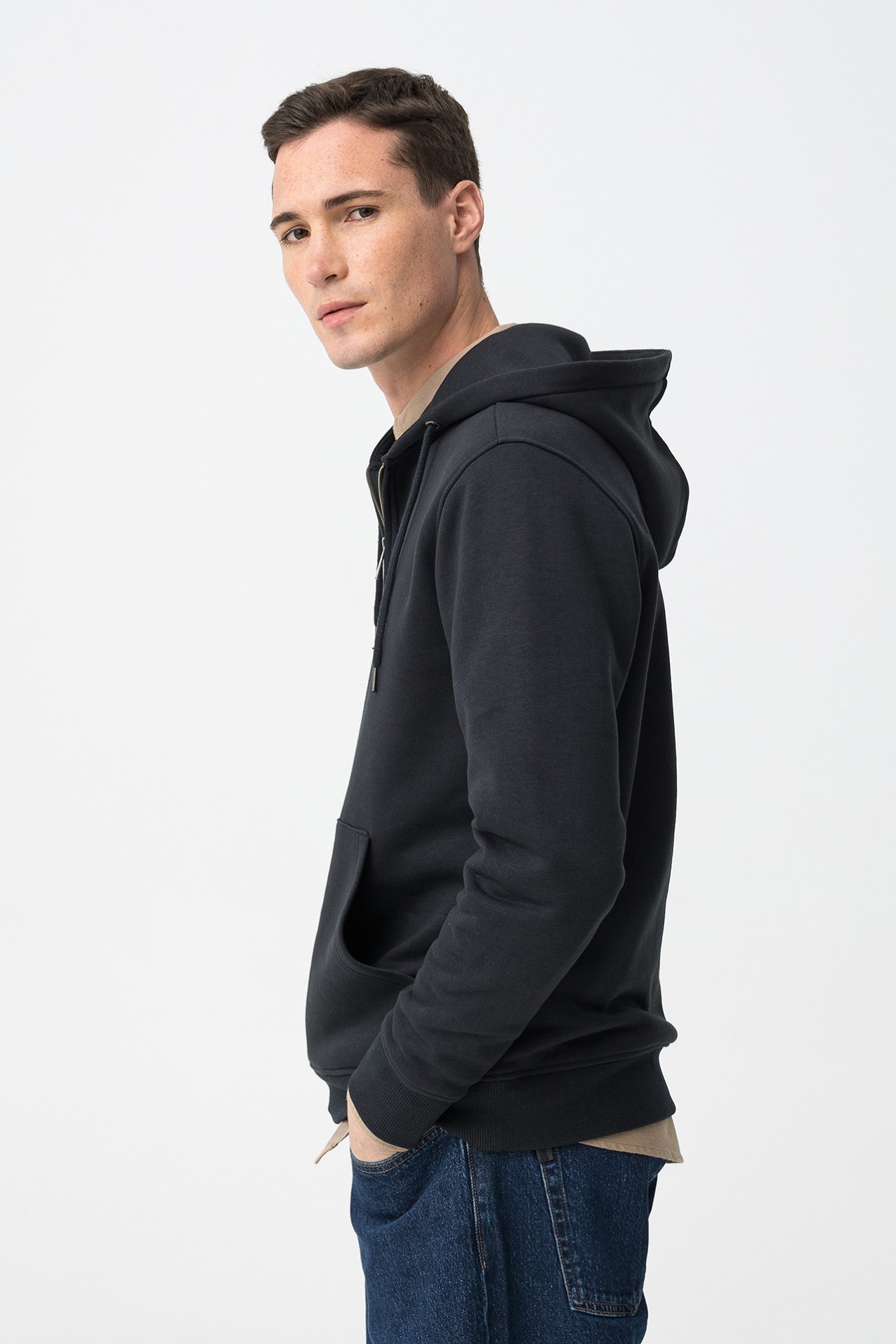 Hoodie Azul Marinho Escuro