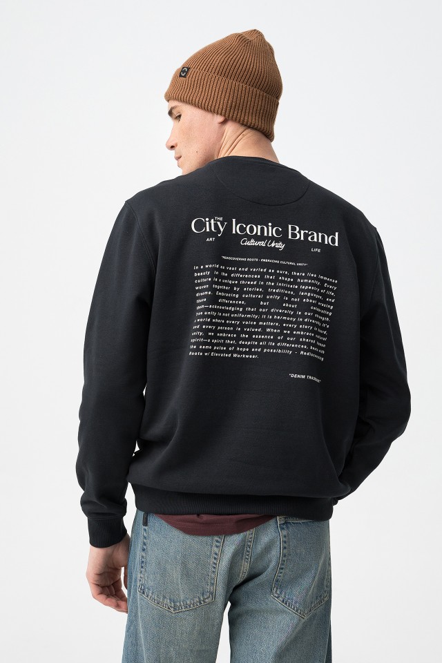 Sweatshirt Azul Marinho Escuro