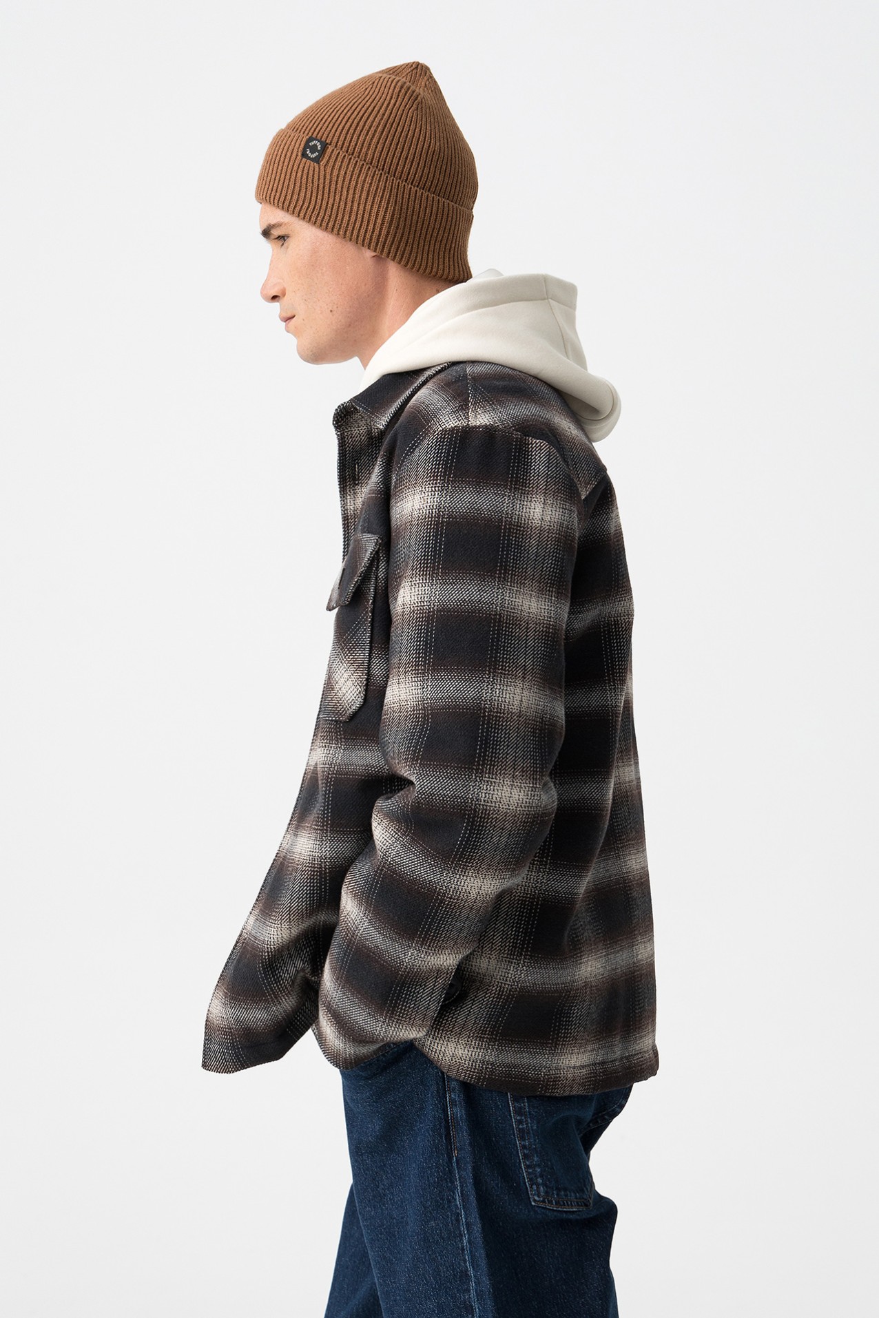 Relaxed Fit Check Jacket