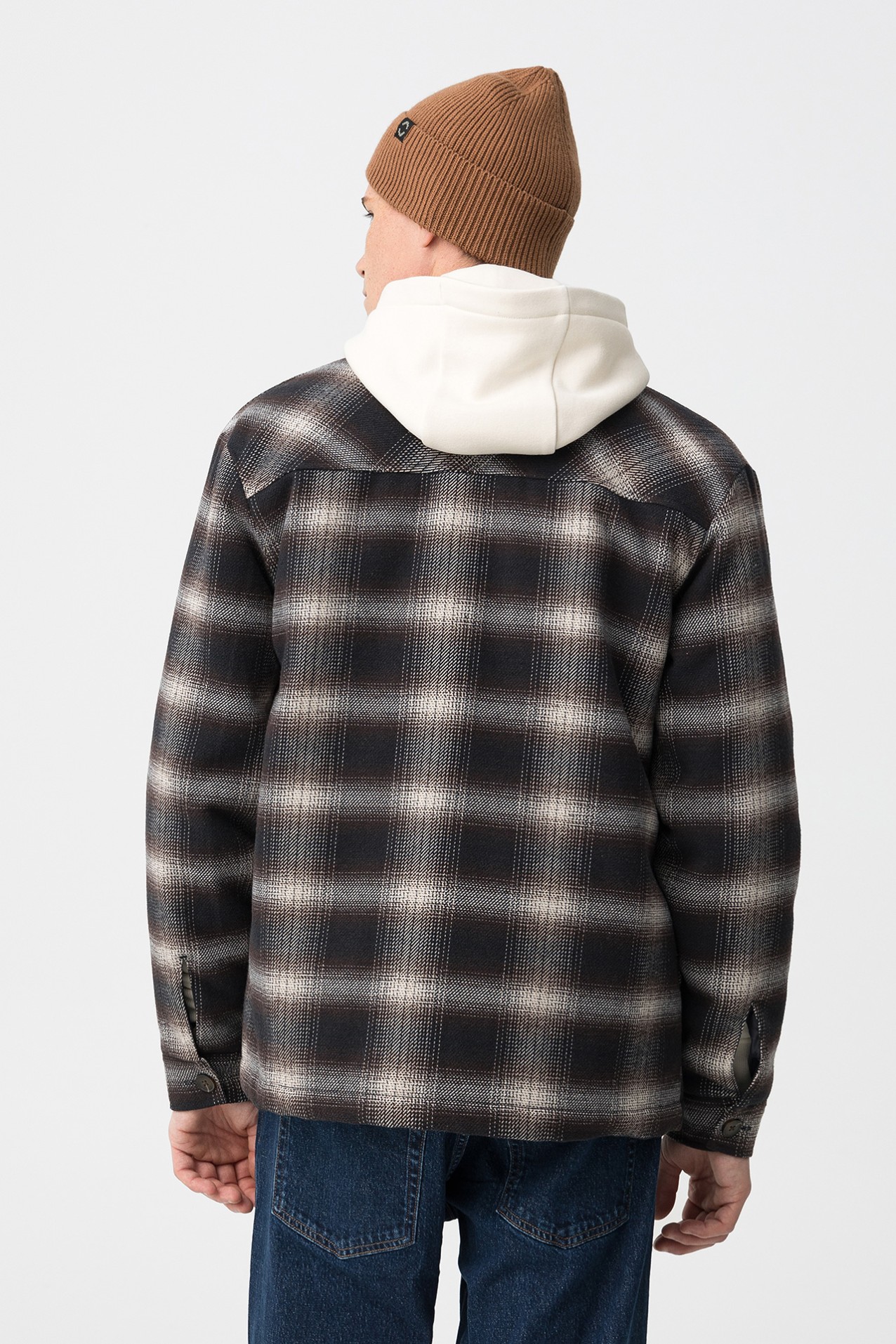 Relaxed Fit Check Jacket