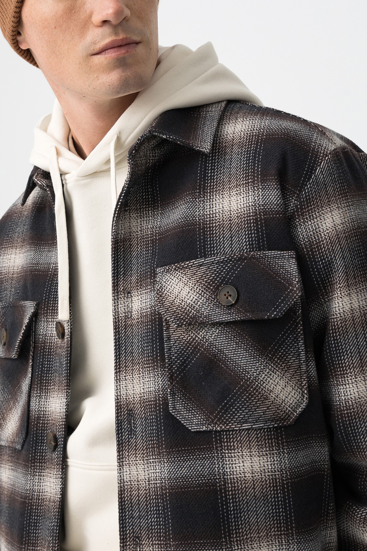 Relaxed Fit Check Jacket