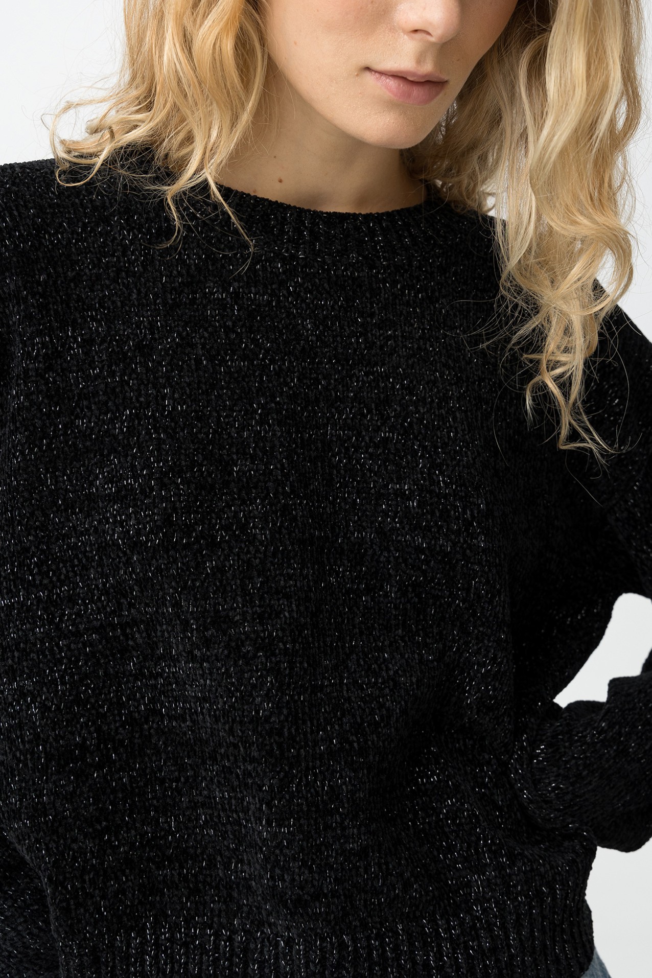 Camisola Tricotada Relaxed Preta