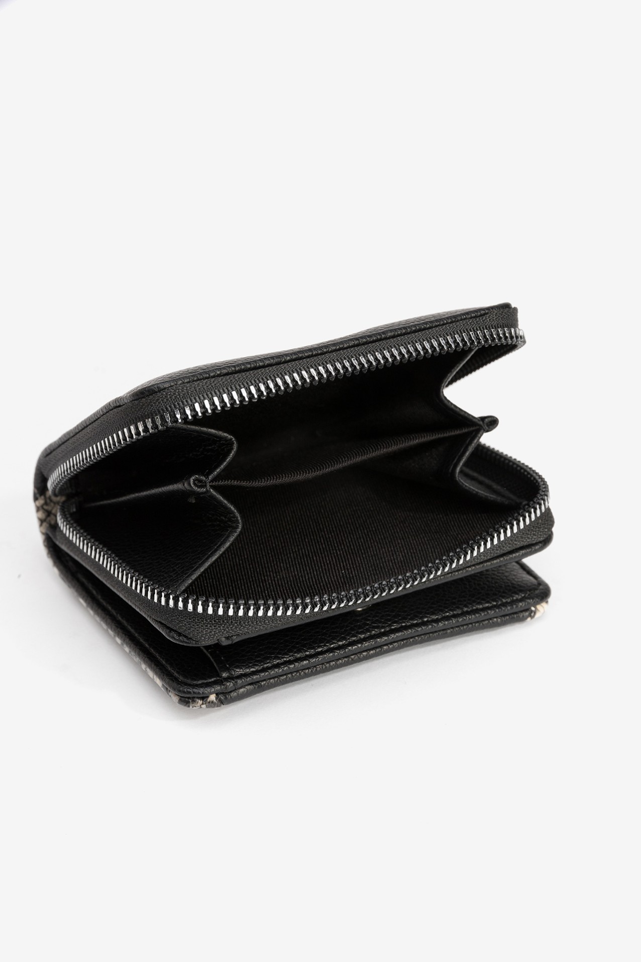 Black Animal Print Wallet