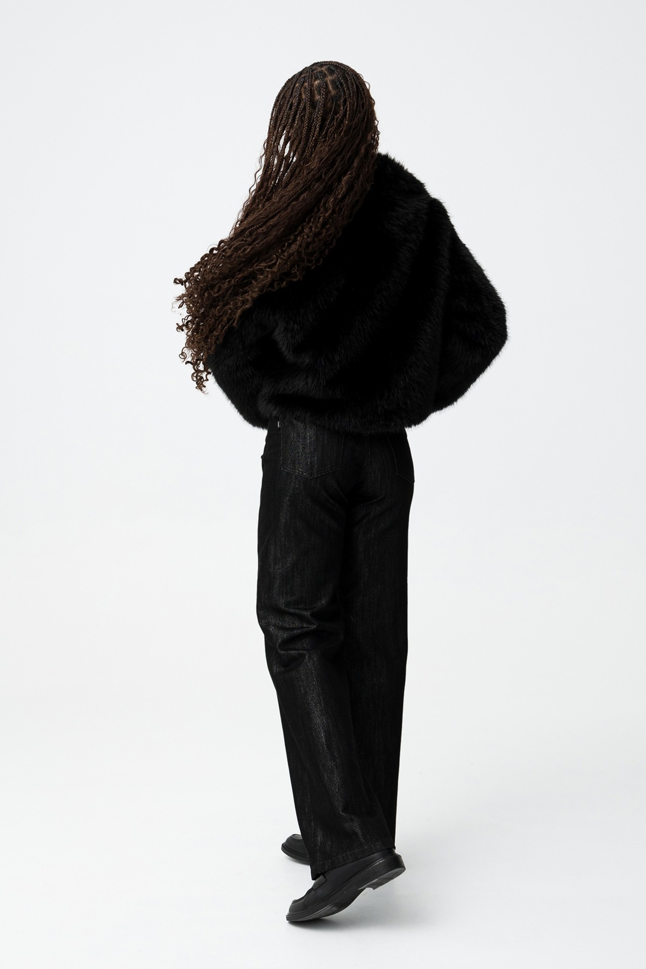 Bonnye Wide Leg Shiny Jeans