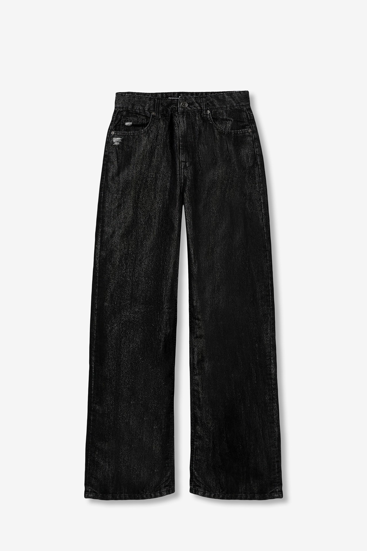 Bonnye Wide Leg Shiny Jeans