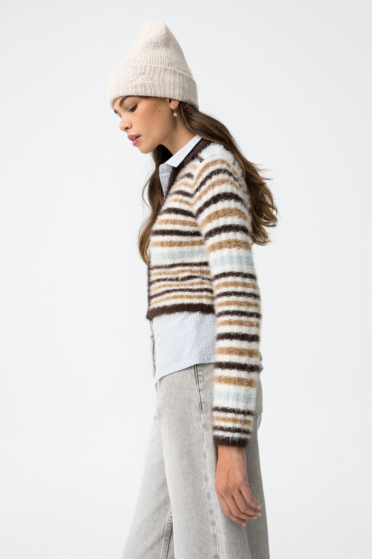 Cardigan Tricotado Slim